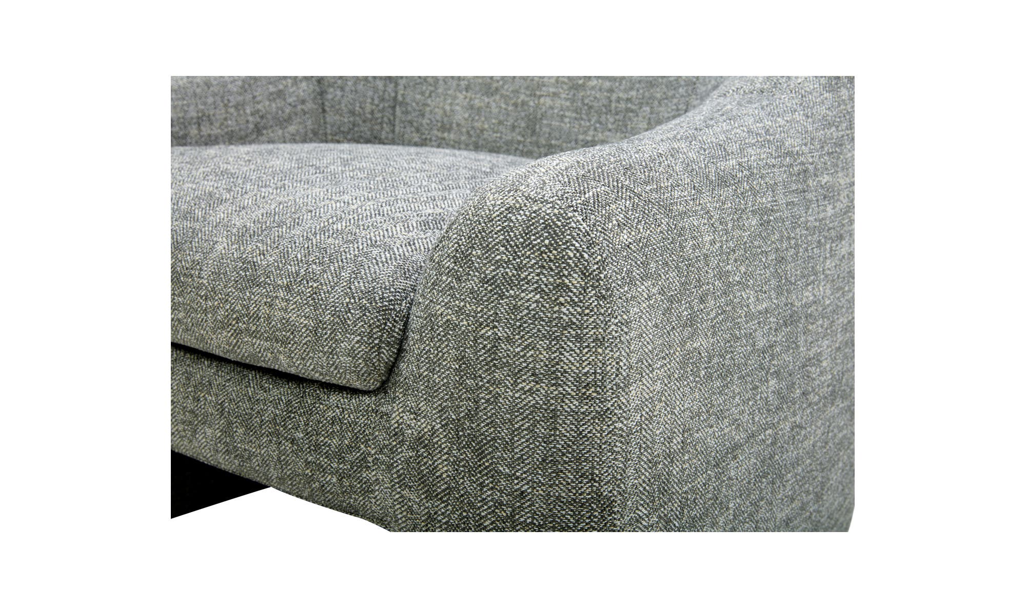 33.75" Slated Moss Upholstered Accent Chair