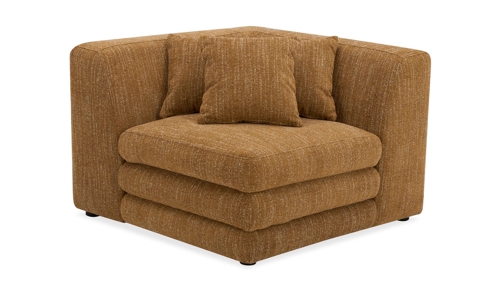 39.37" Amber Glow Upholstered Corner Chair
