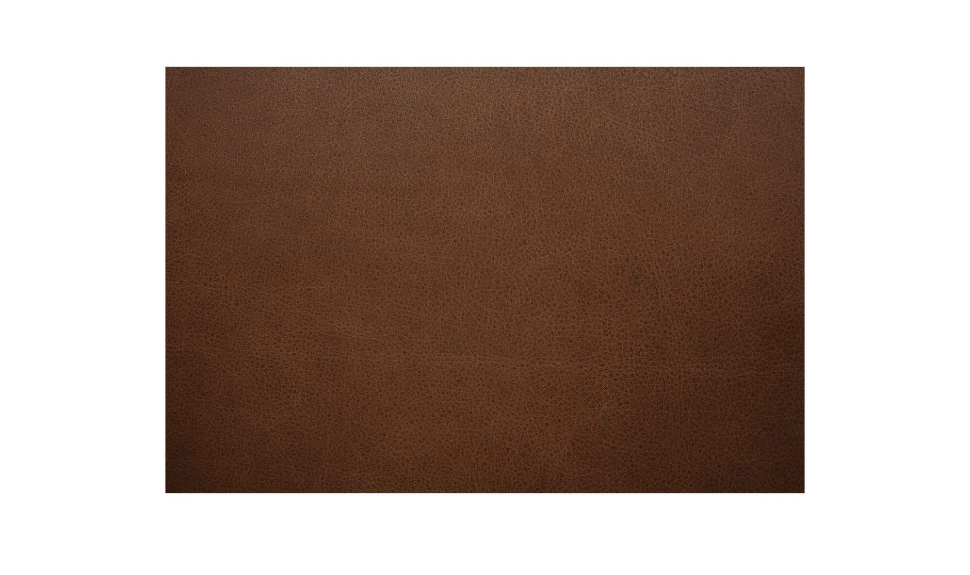 35.43" Brown Leather Accent Chair
