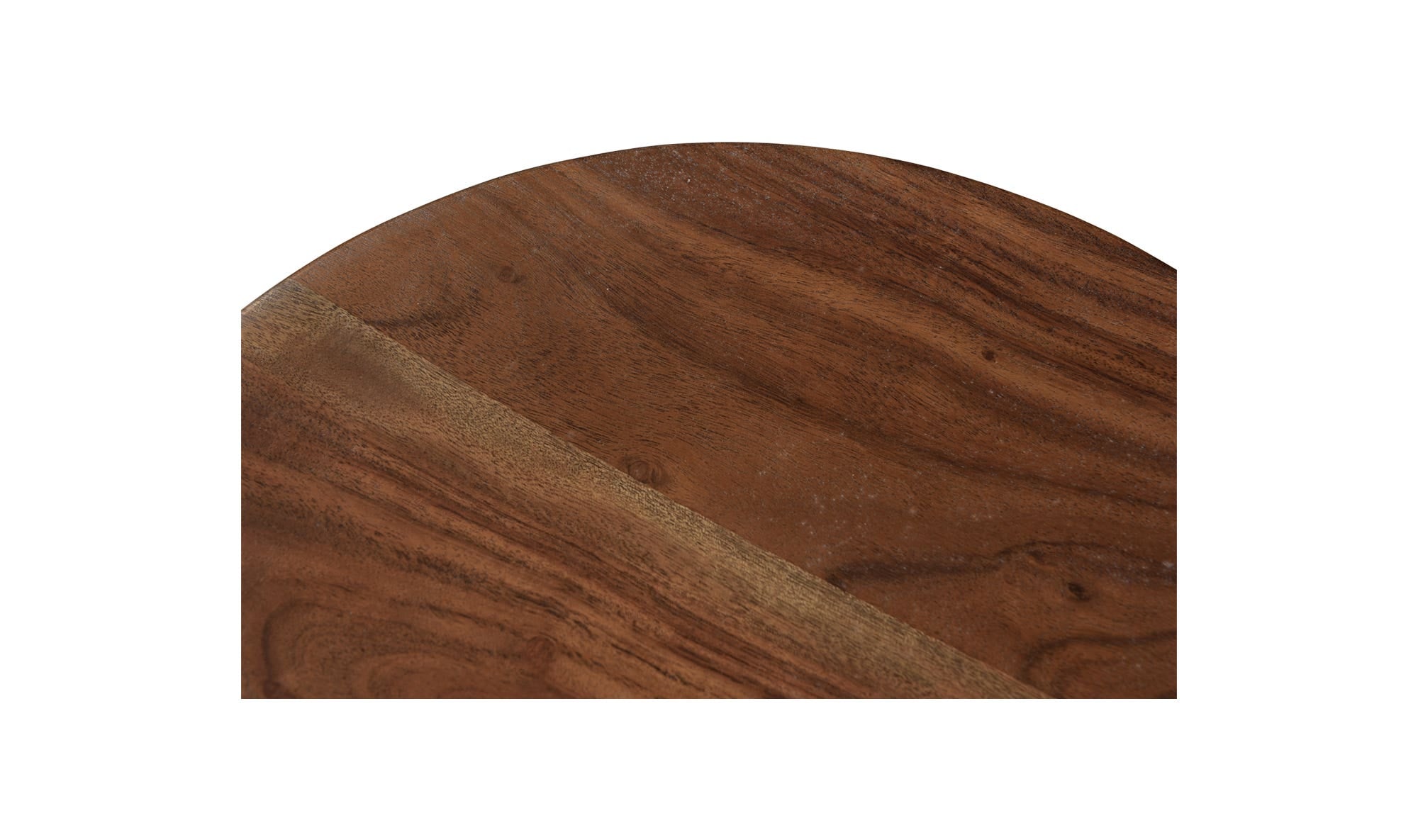16" Dark Brown Acacia Side Table