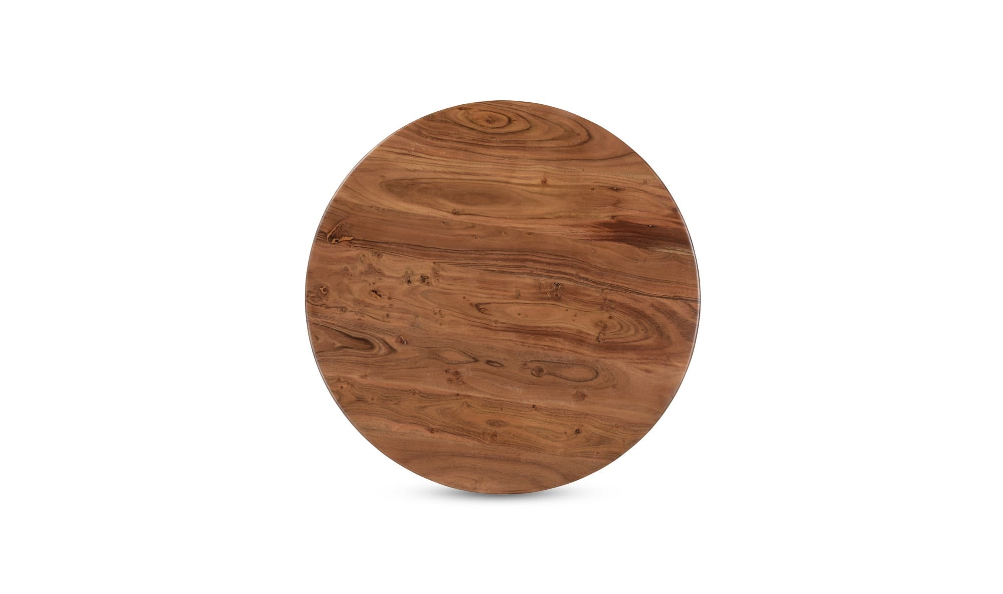 30" Dark Brown Acacia Coffee Table