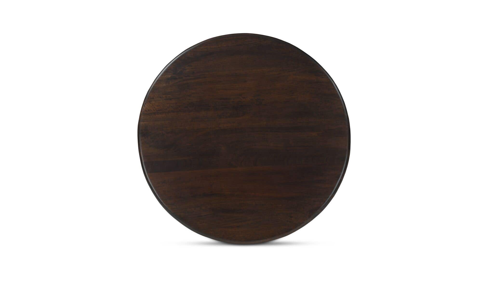 35" Brown Mango Wood Coffee Table