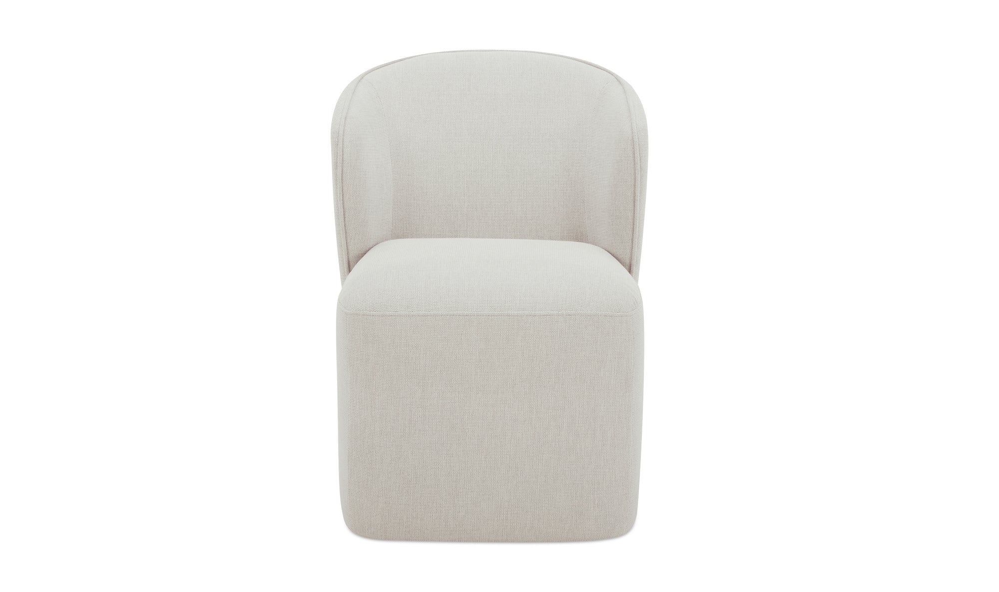 LARSON ROLLING DINING CHAIR PERFORMANCE FABRIC