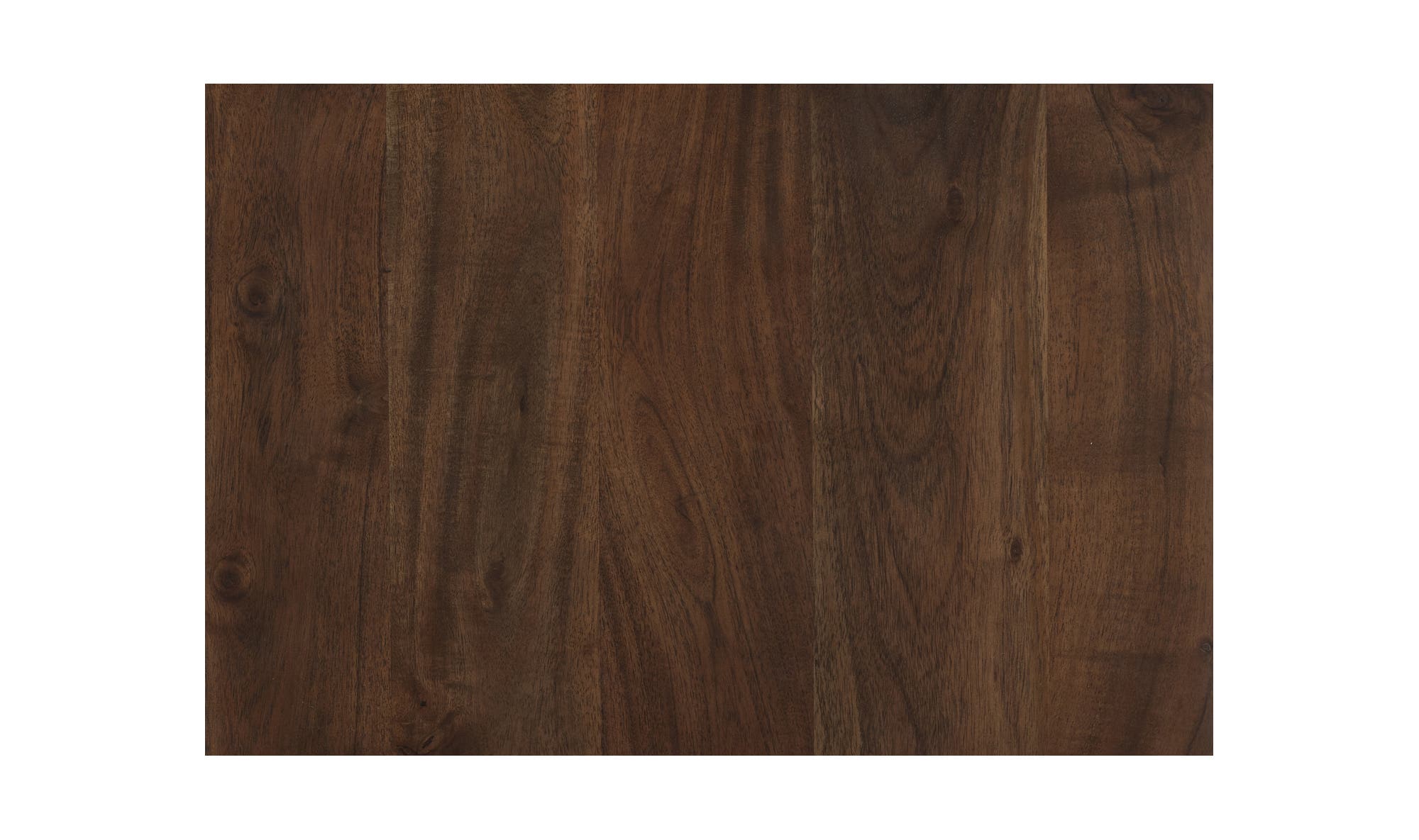 20" Dark Brown Acacia Side Table