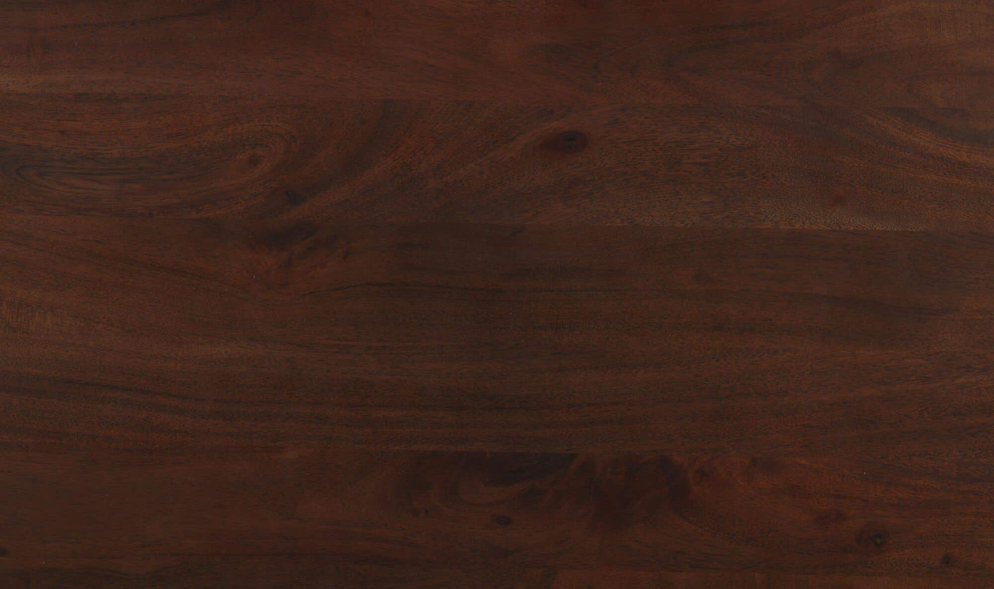 60" Dark Brown Acacia Coffee Table