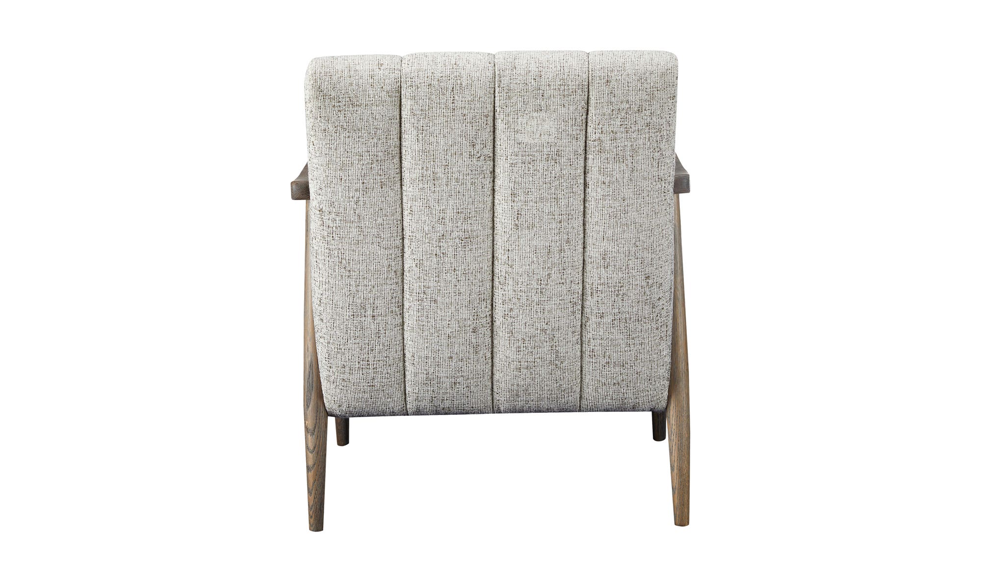26" Pebbled Beige Upholstered Accent Chair