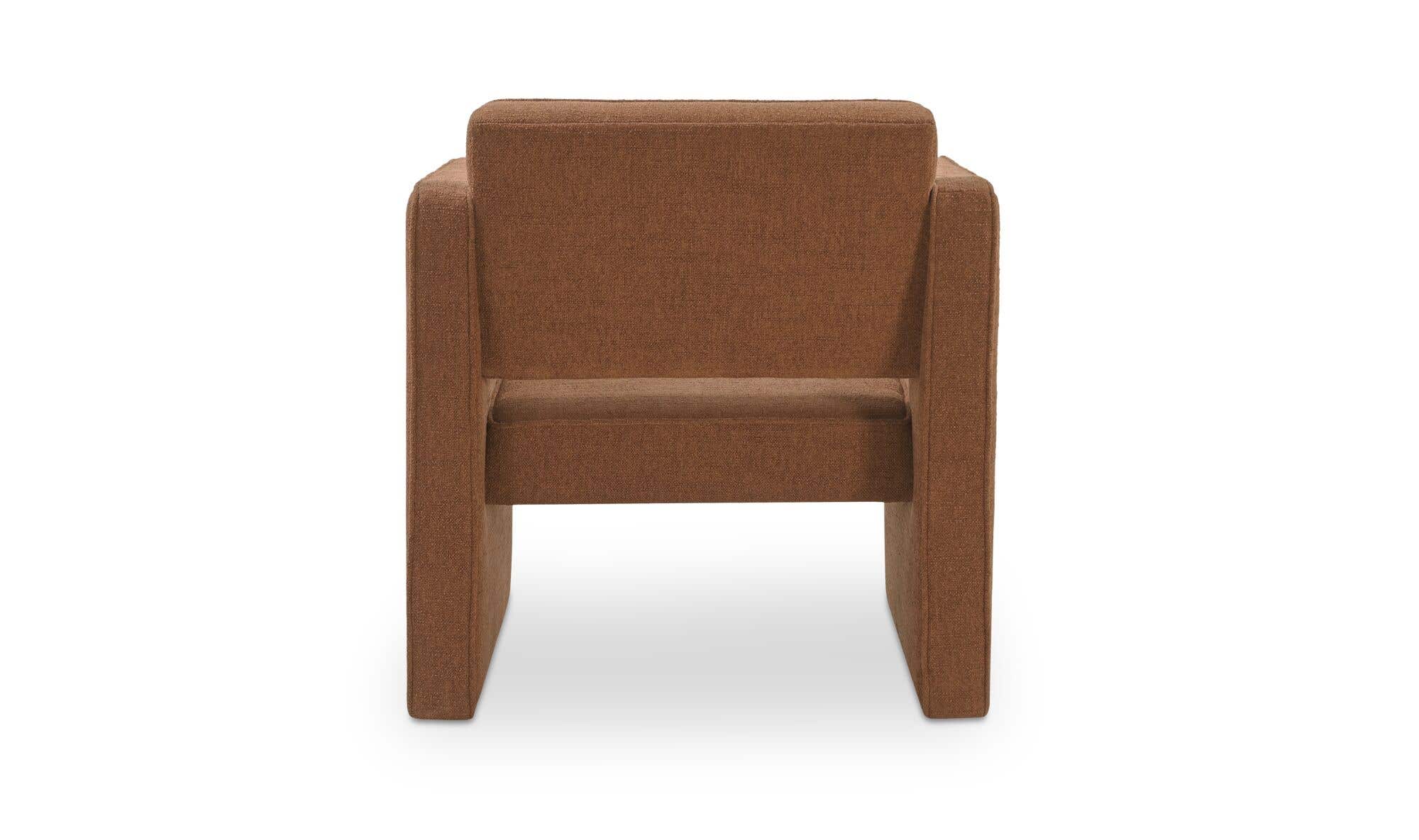 30" Burgundy Upholstered Accent Chair