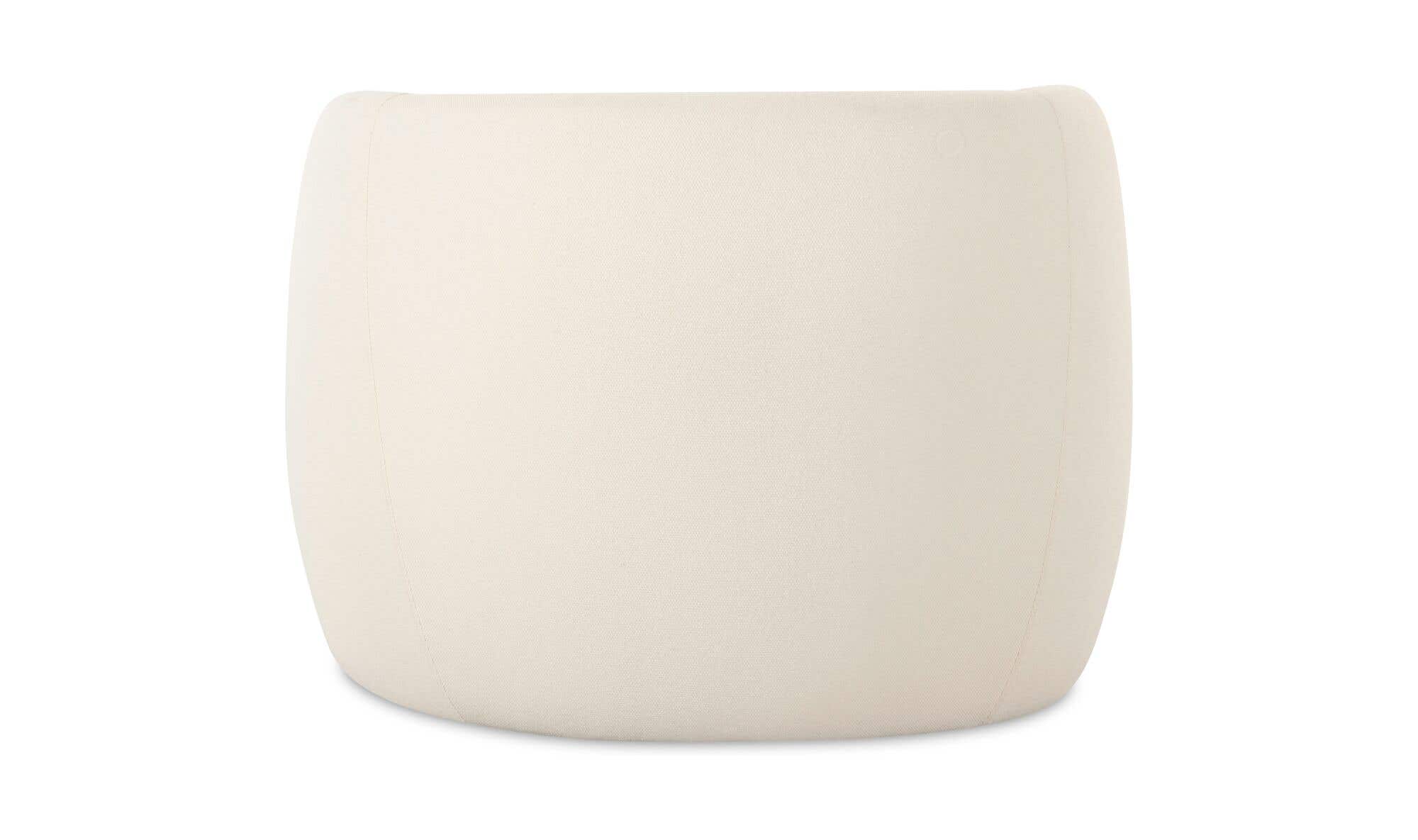 32" Cream Upholstered Accent Chair
