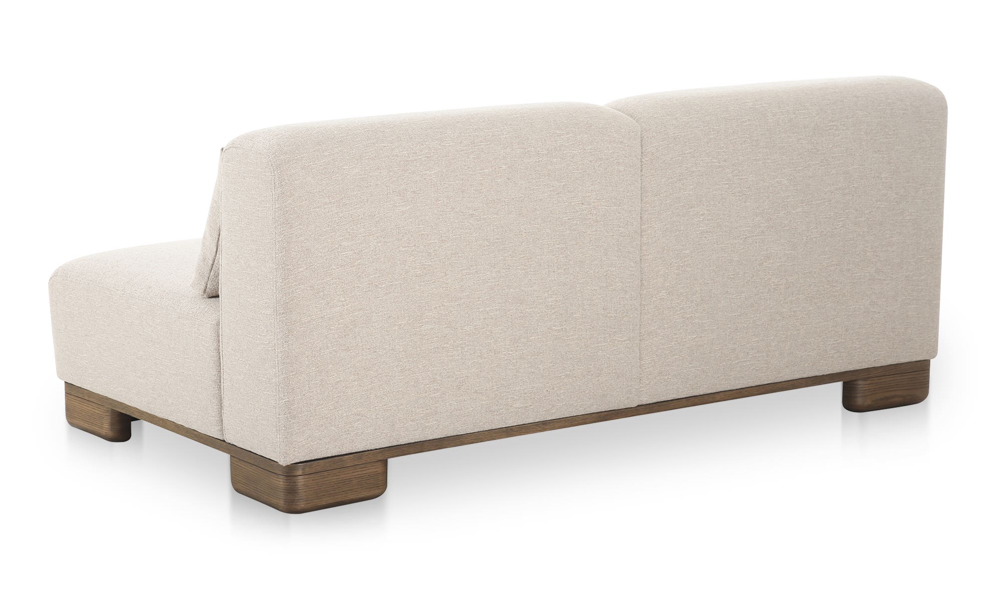 70" Oatmeal Upholstered Sofa