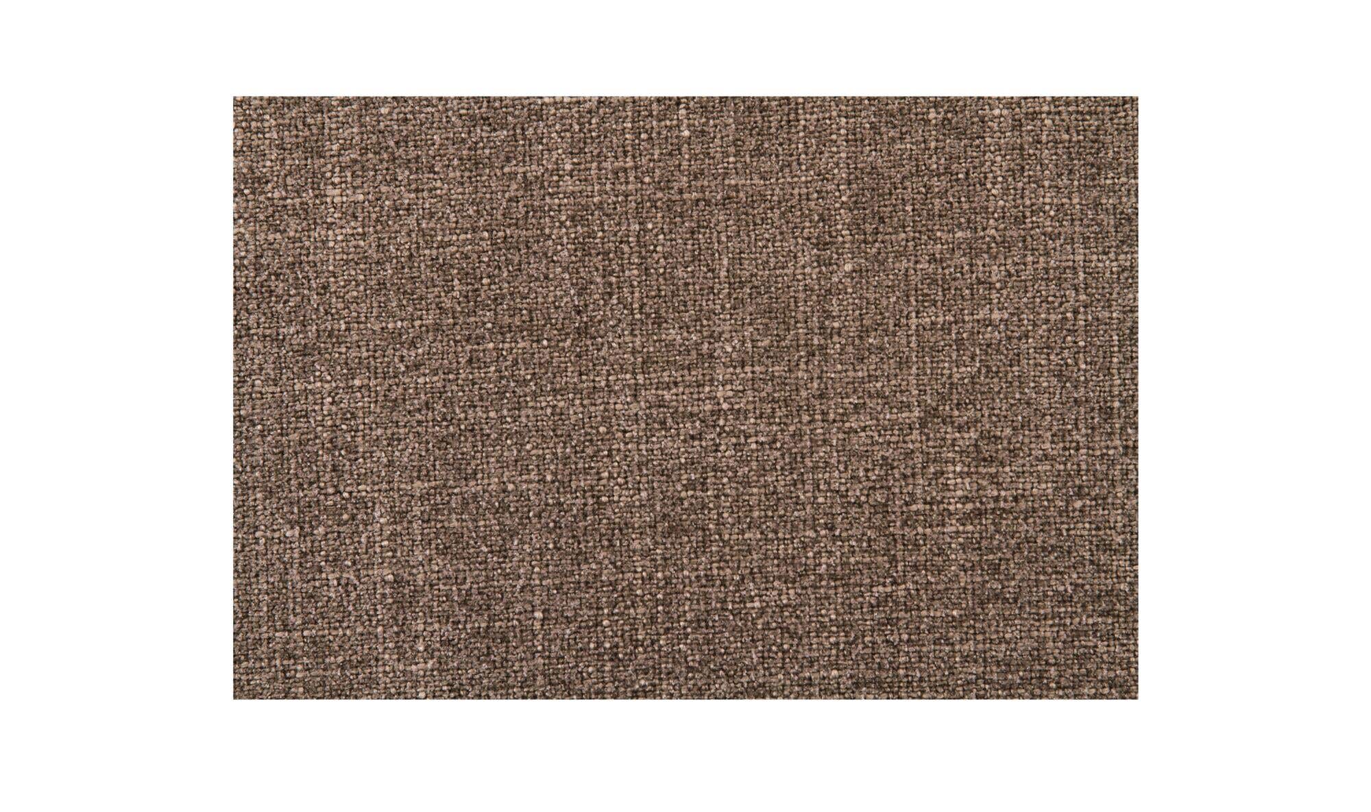 35" Dark Brown Upholstered Ottoman
