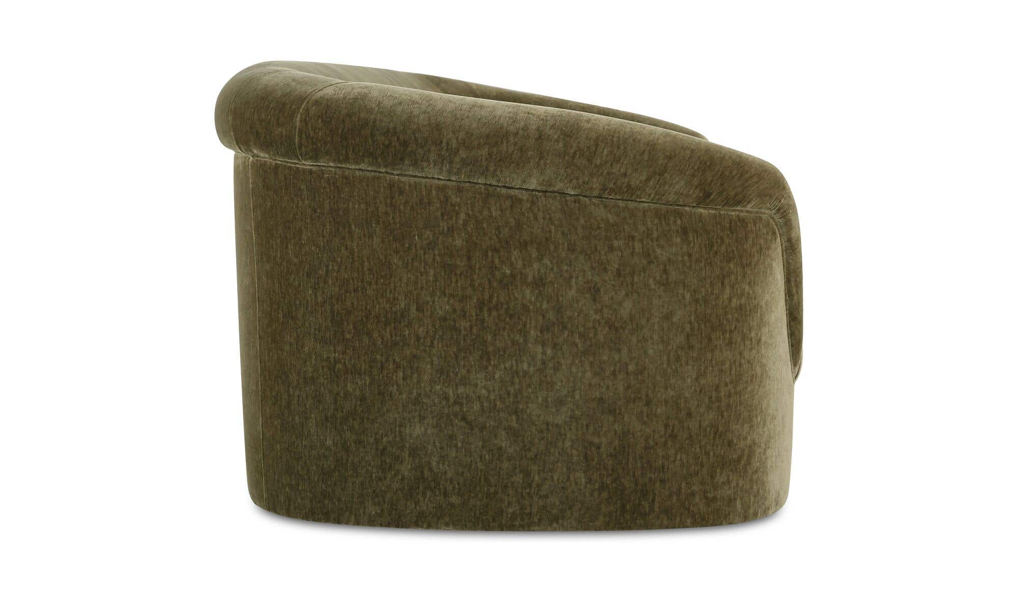 109" Dark Green Upholstered Sofa