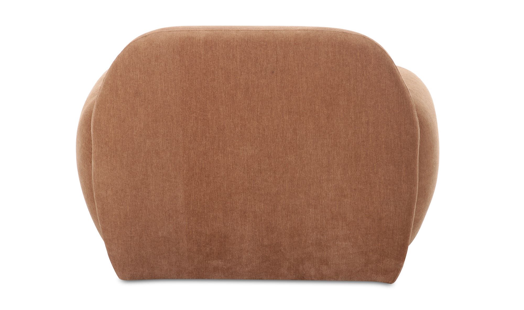 39.5" Copper Upholstered Lounge Chair