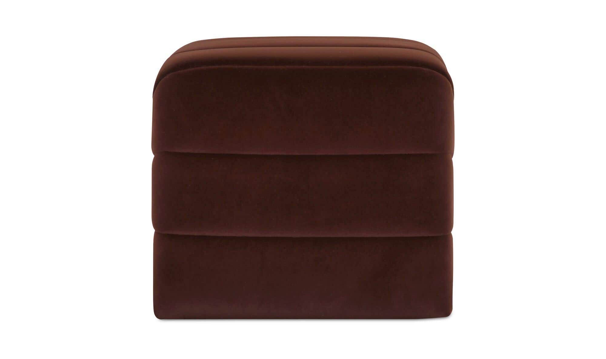 23" Warm Brown Wood Stool