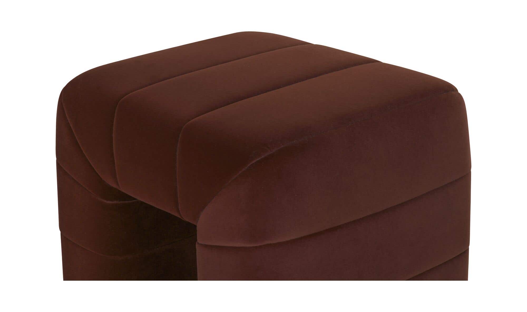 23" Warm Brown Wood Stool
