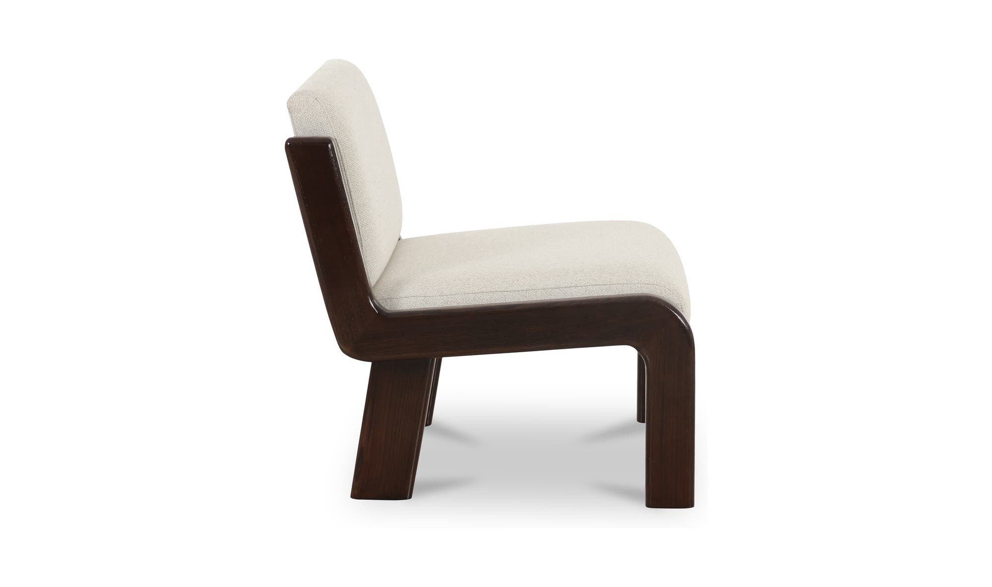 32.3" Flecked Ivory Upholstered Accent Chair