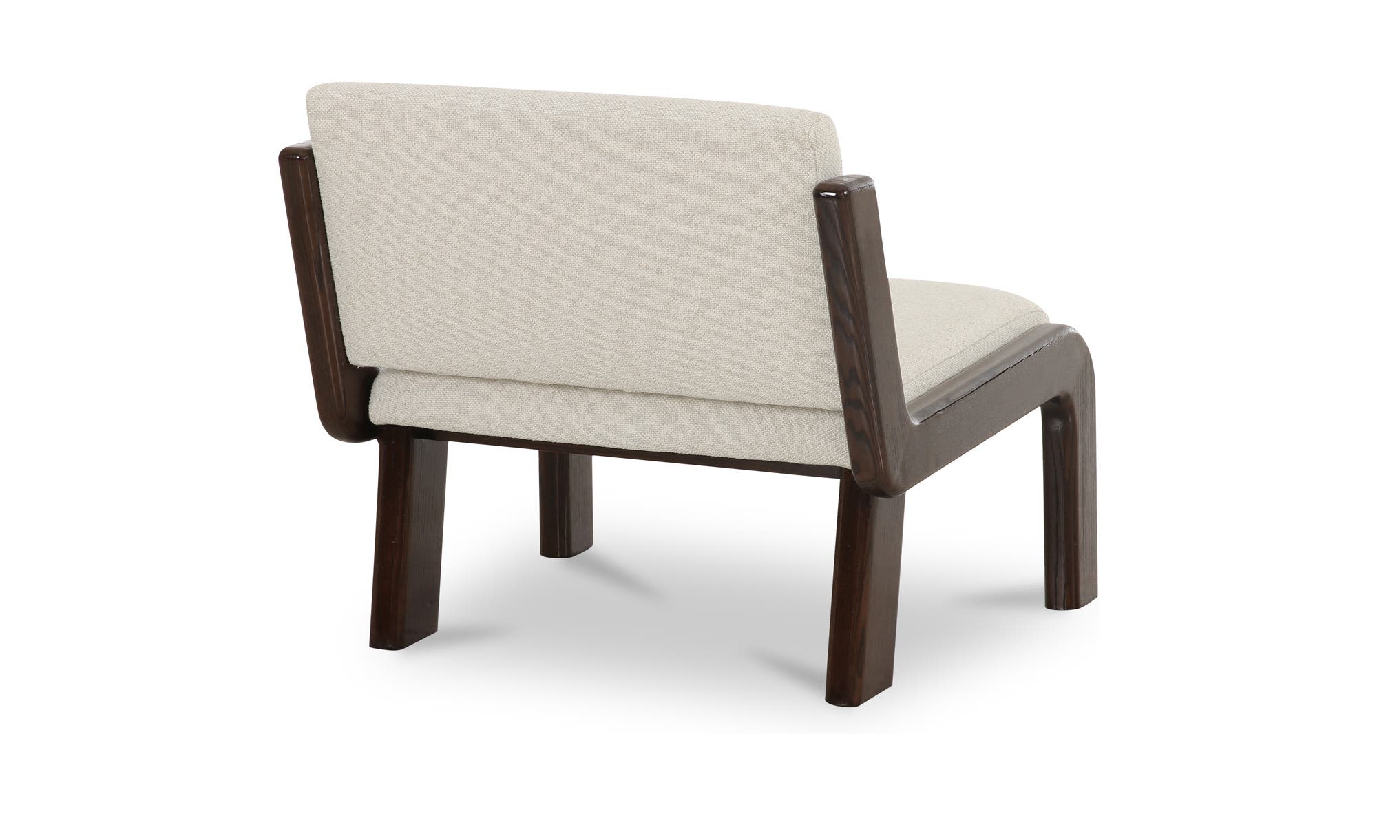 32.3" Flecked Ivory Upholstered Accent Chair