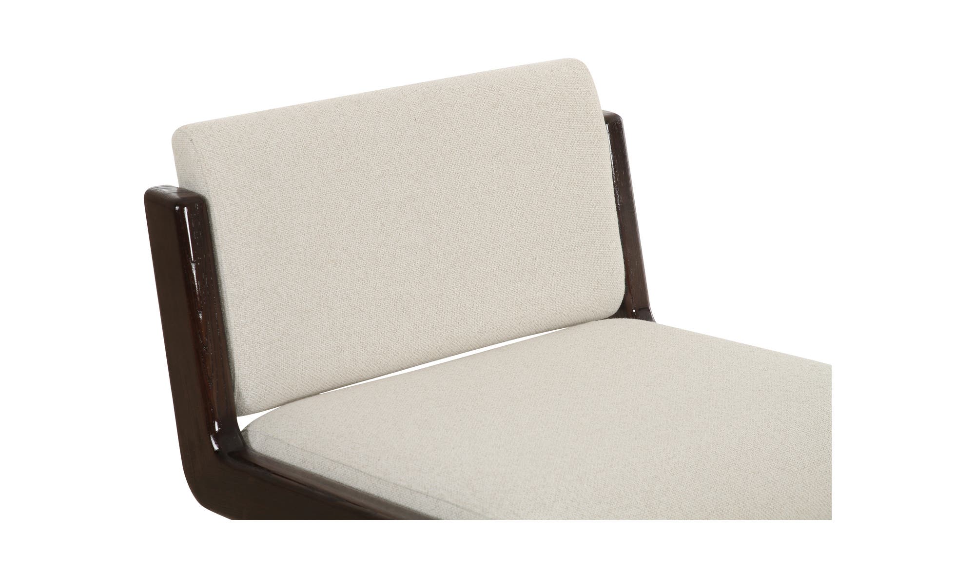 32.3" Flecked Ivory Upholstered Accent Chair