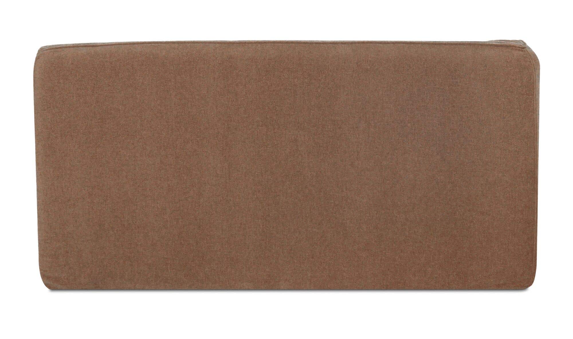 59.8" Mocha Upholstered Left Facing Left Arm Facing Chair