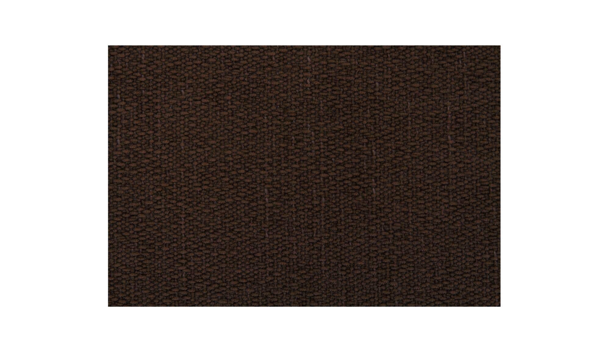 161.4" Dark Brown Upholstered 2 Piece Convex Modular Sectional