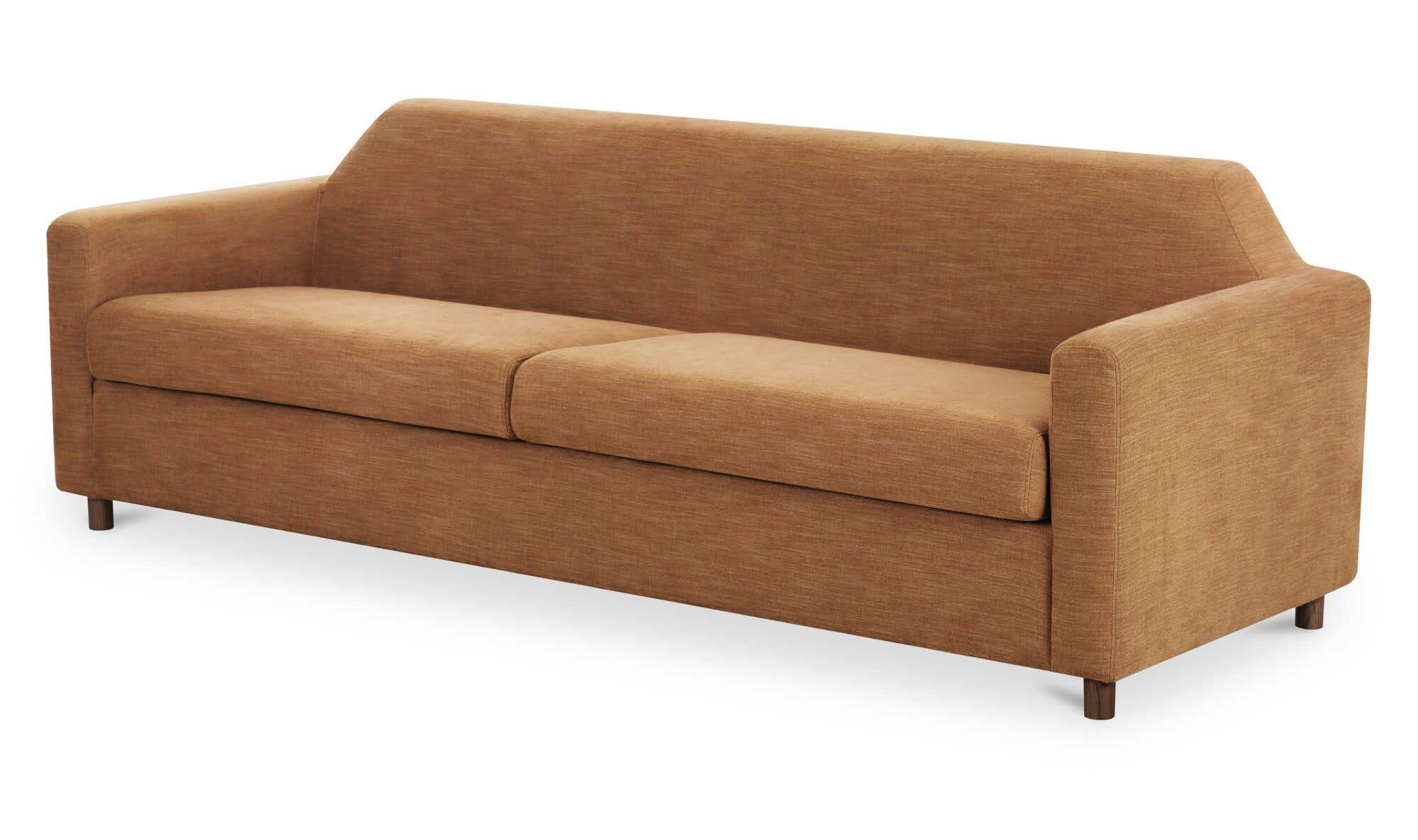 92" Washed Pink Upholstered Sofa