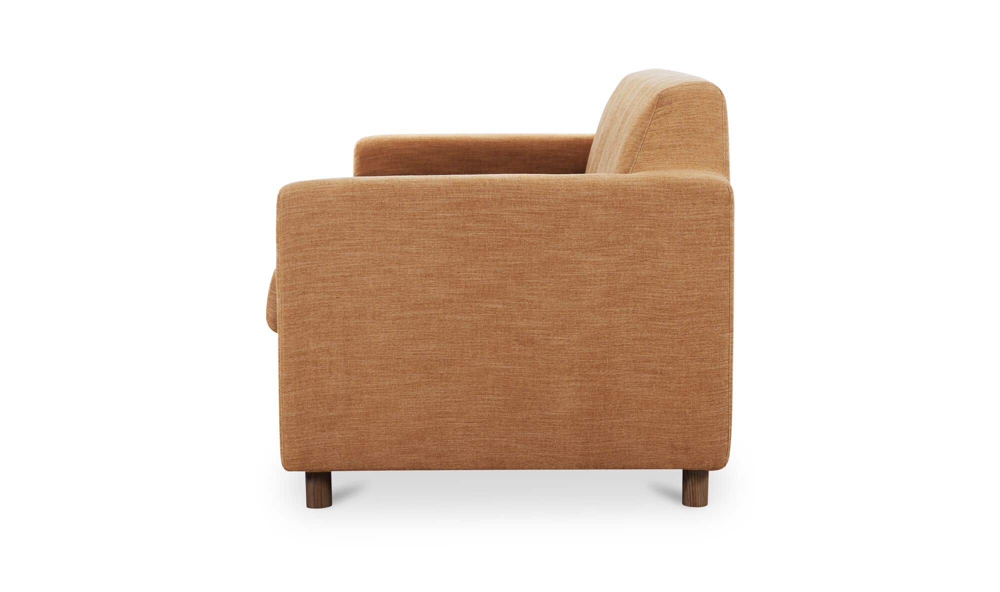 92" Washed Pink Upholstered Sofa