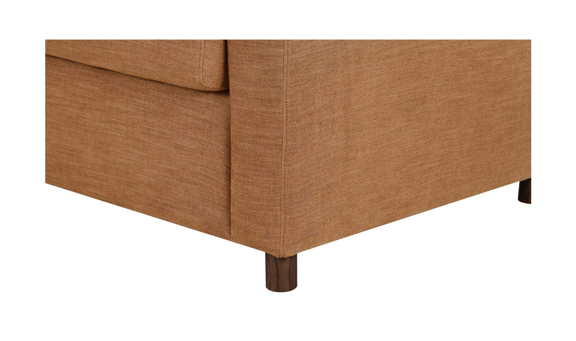 92" Washed Pink Upholstered Sofa
