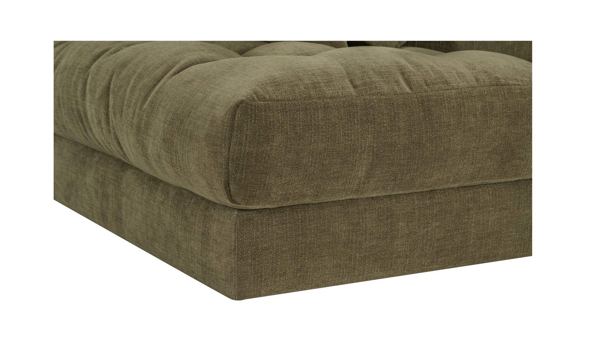 43.5" Olive Upholstered Slipper Chair