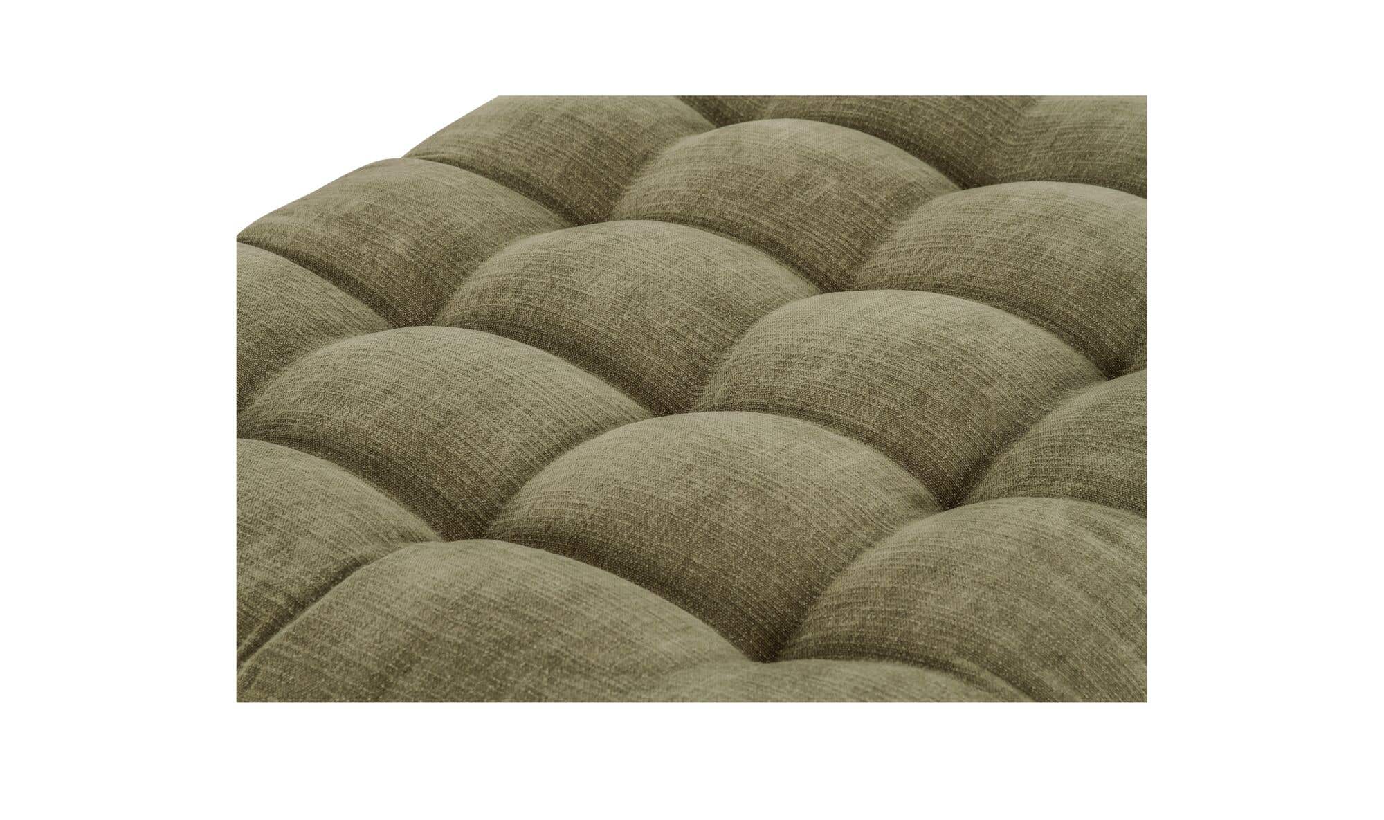 52" Olive Upholstered Ottoman