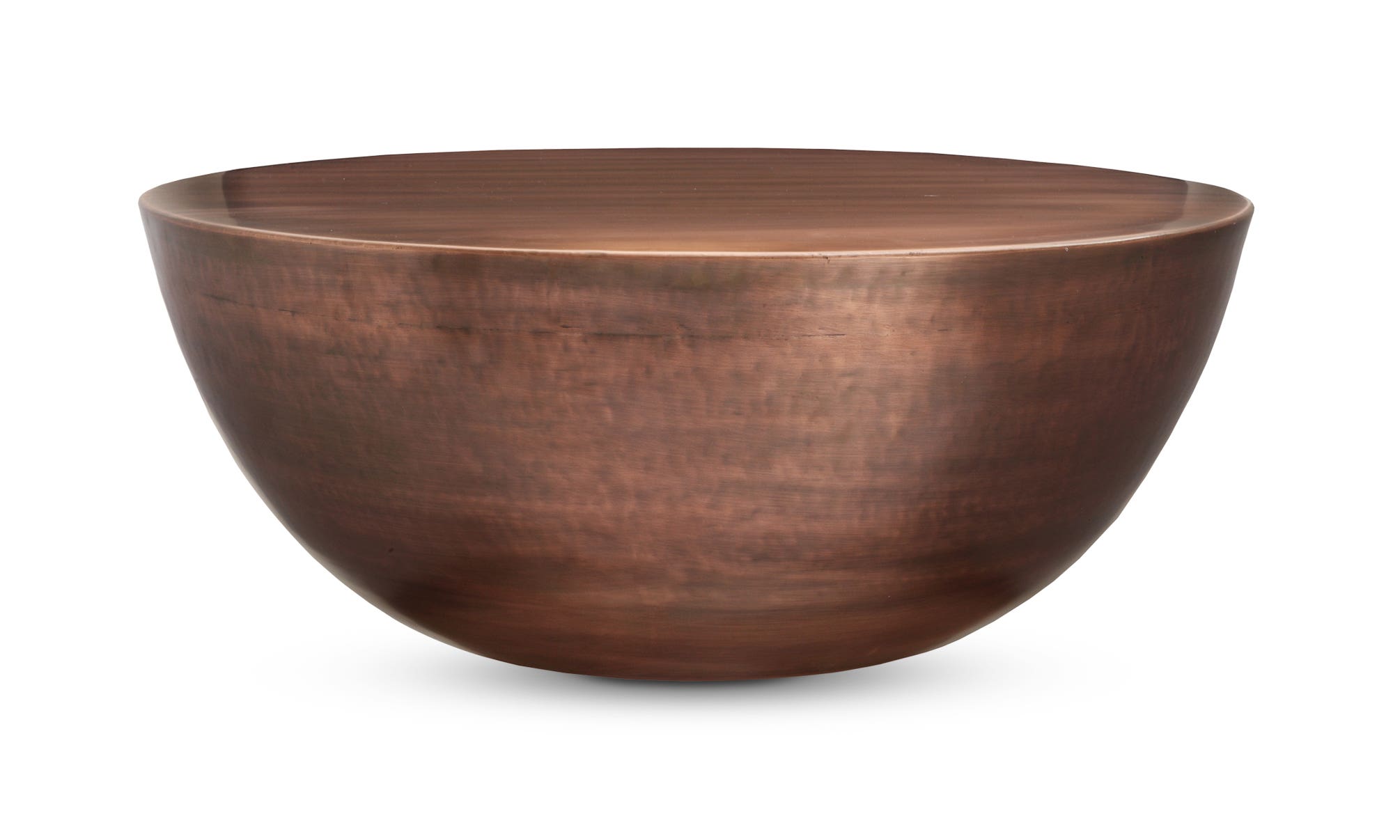 31.25" Copper Iron Coffee Table