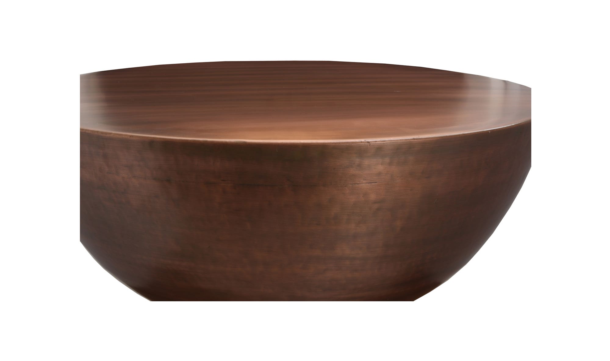 31.25" Copper Iron Coffee Table