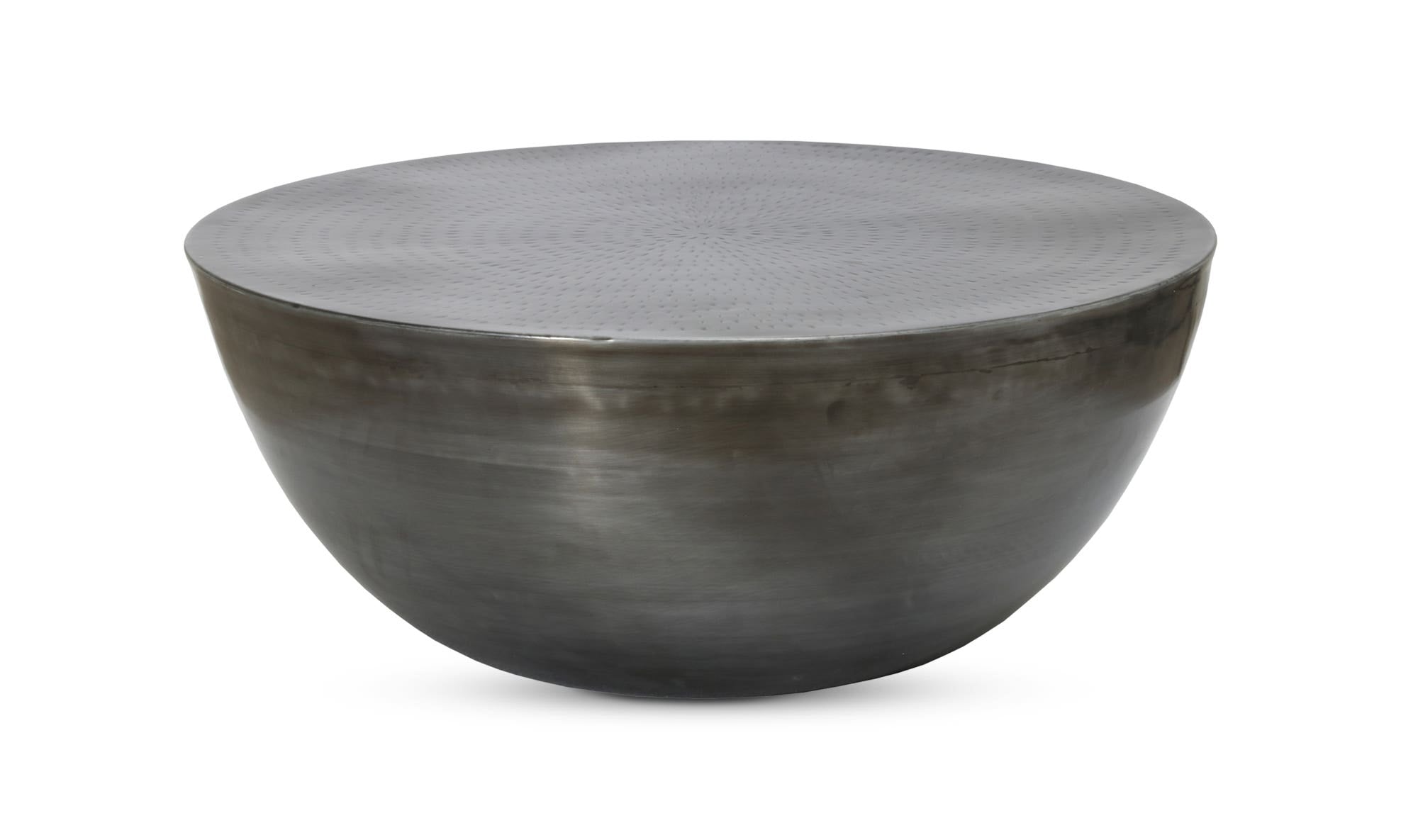 31.25" Antique Nickel Iron Coffee Table