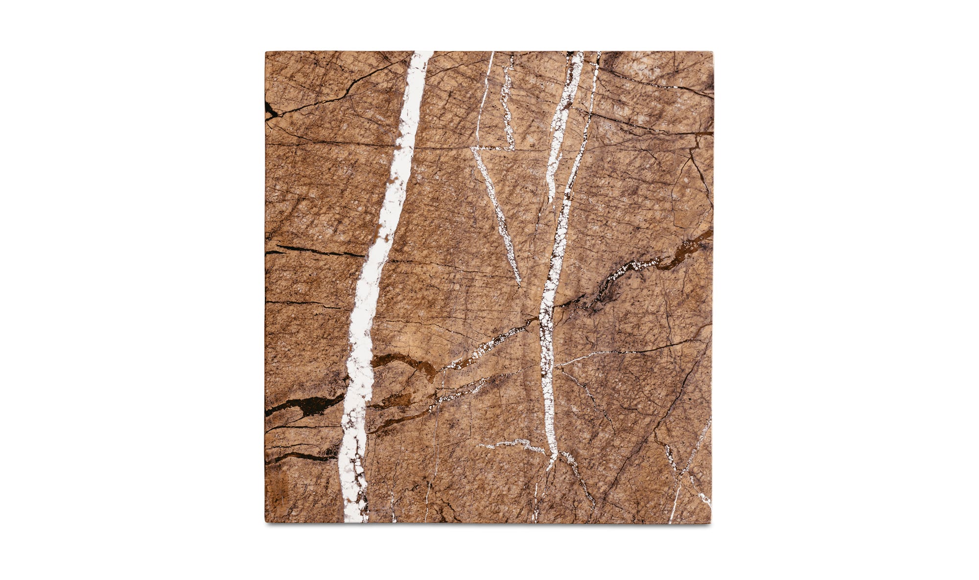 14" Golden Forest Marble Side Table