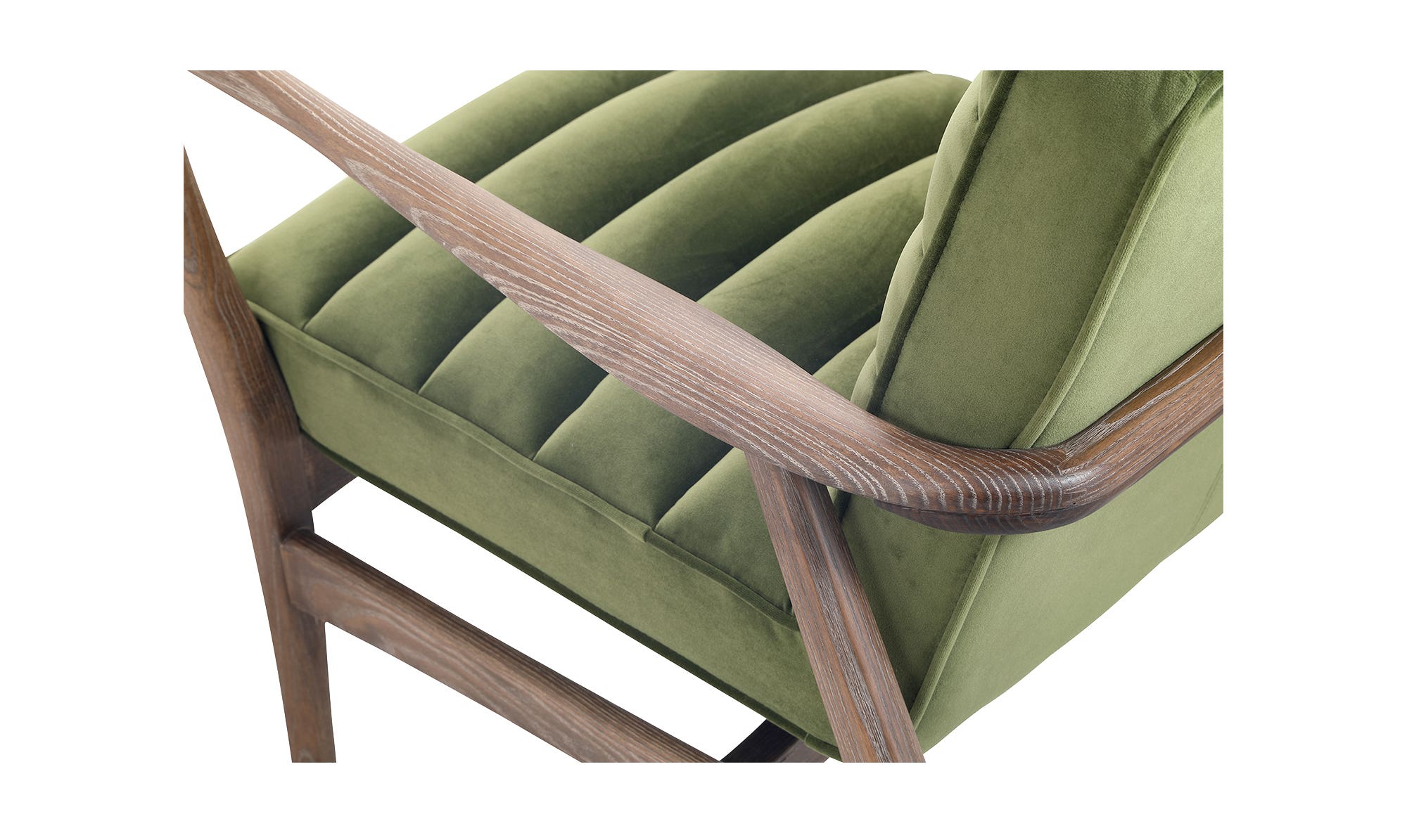 27" Dark Ivy Upholstered Accent Chair