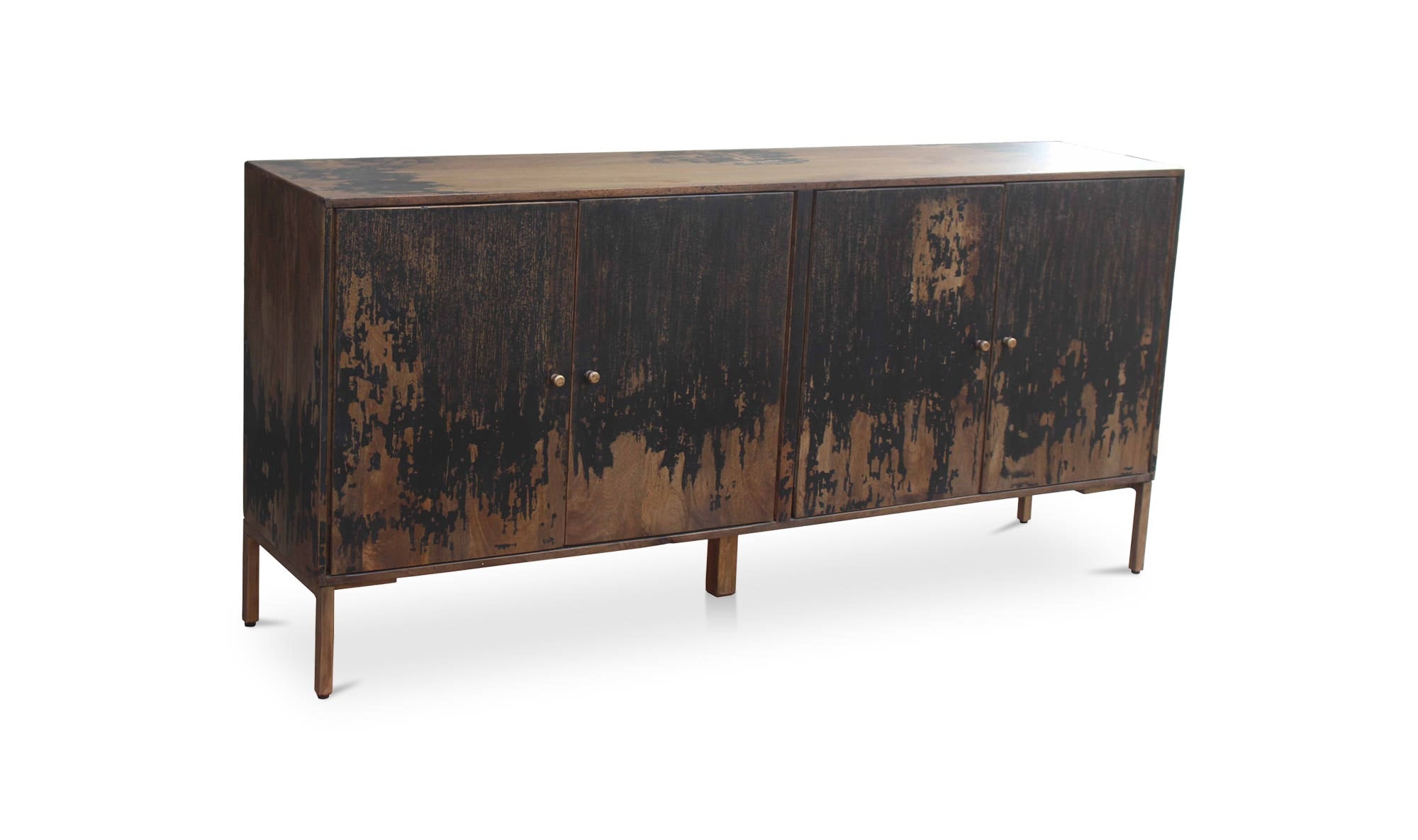 71" Black Sideboard