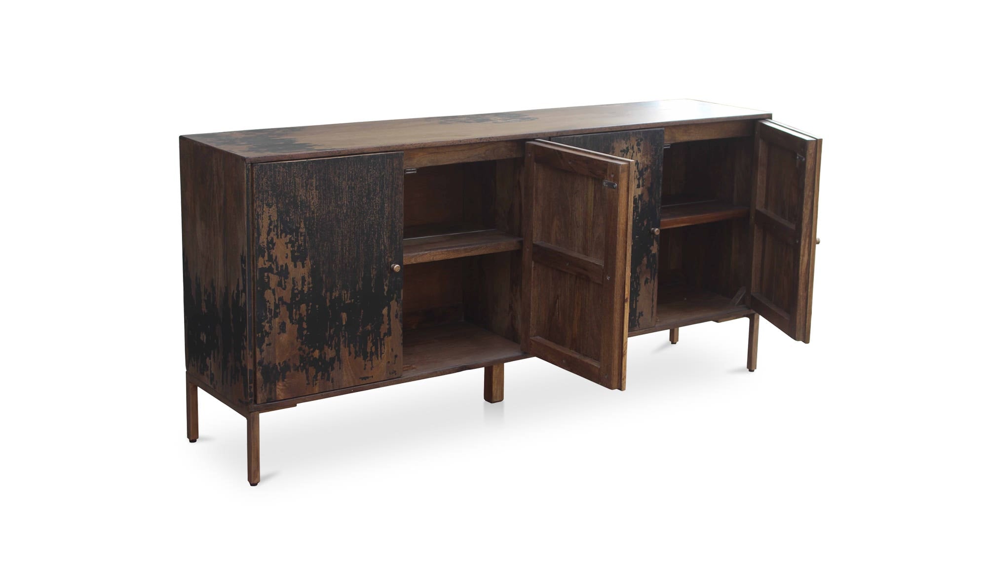 71" Black Sideboard