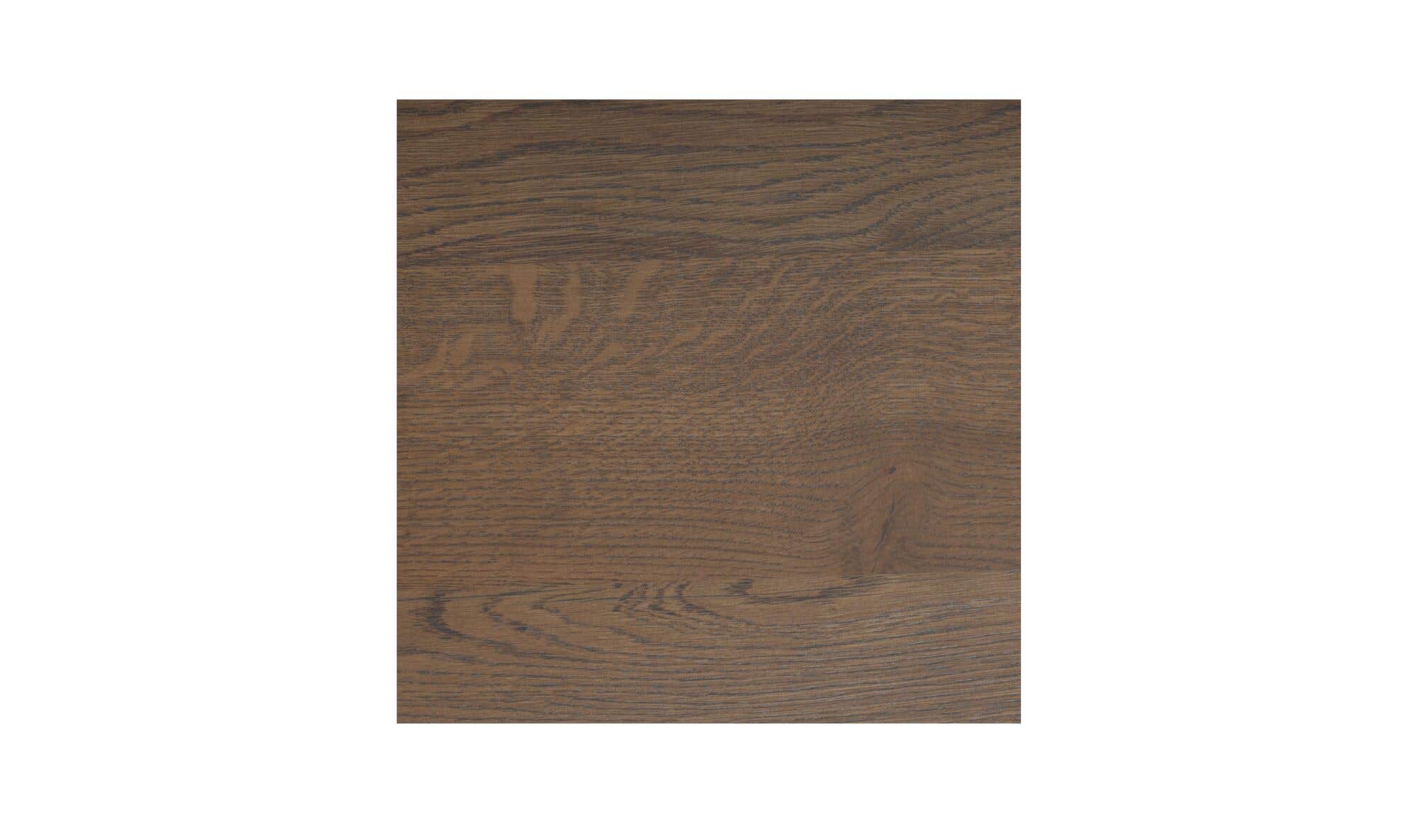 54" Brown Solid Oak Coffee Table