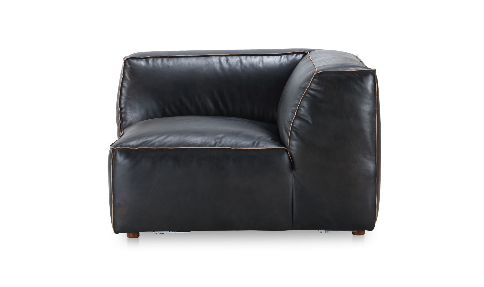 41" Antique Upholstered Corner Chair