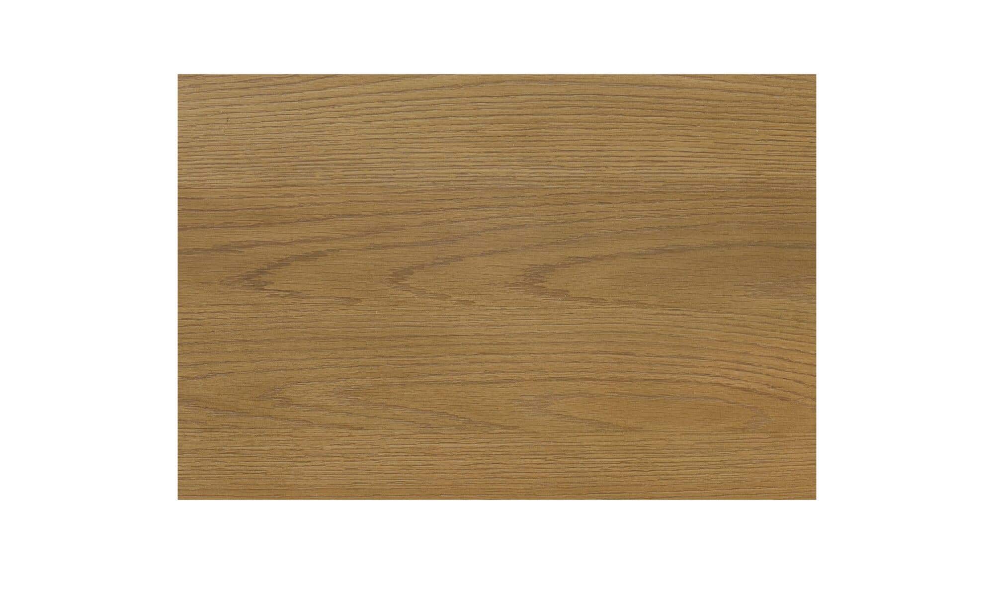 22" Brown Solid Oak Side Table