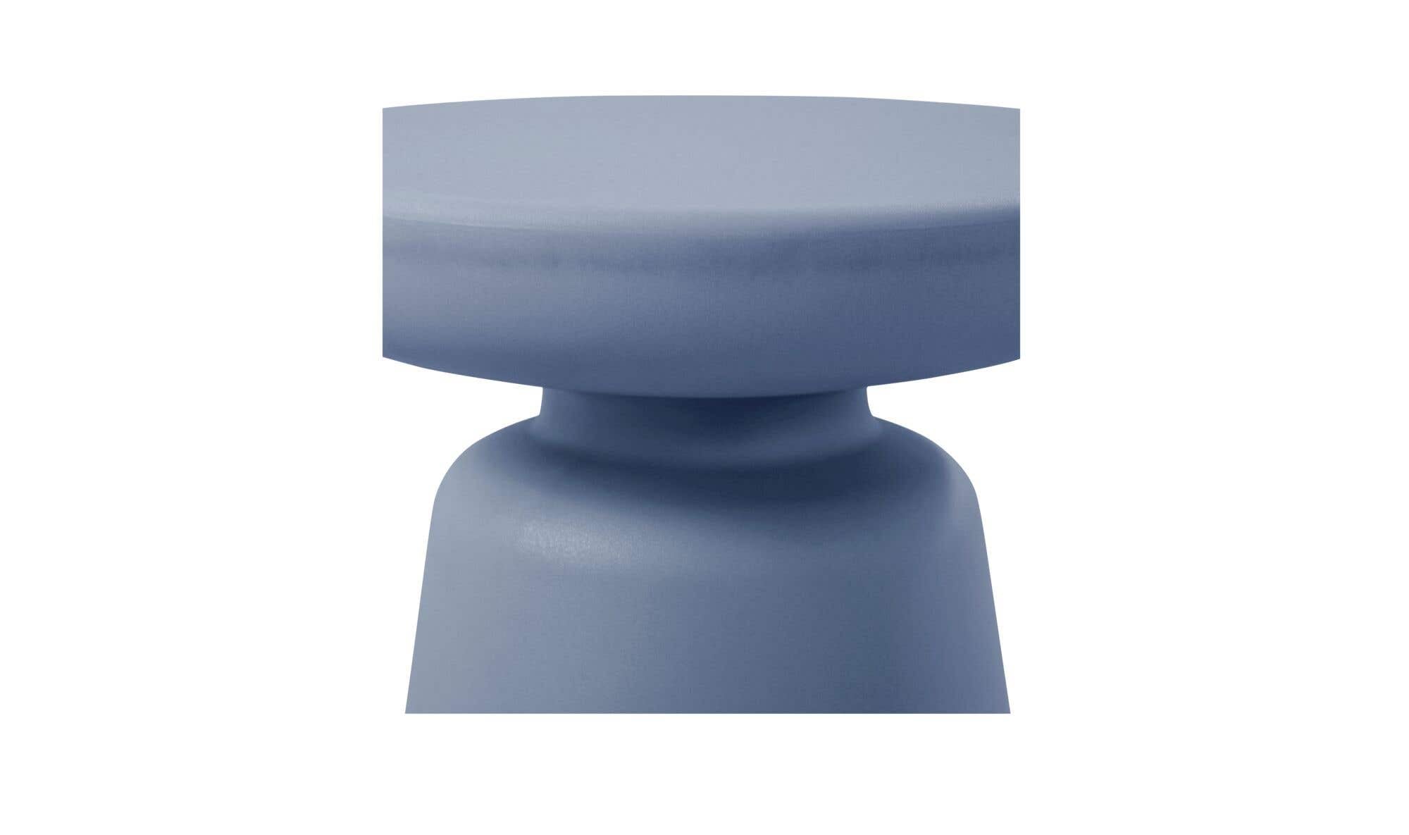 15.74" Blue Side Table