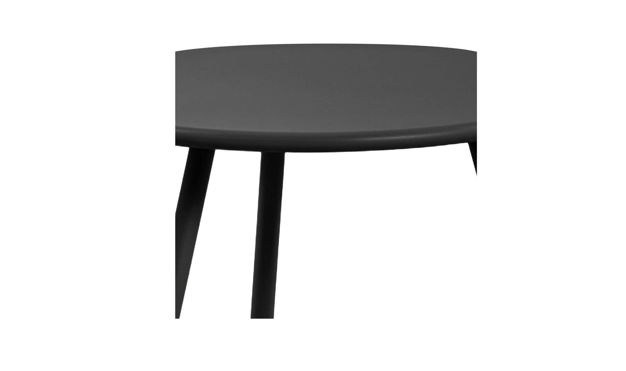 23.62" Black Coffee Table