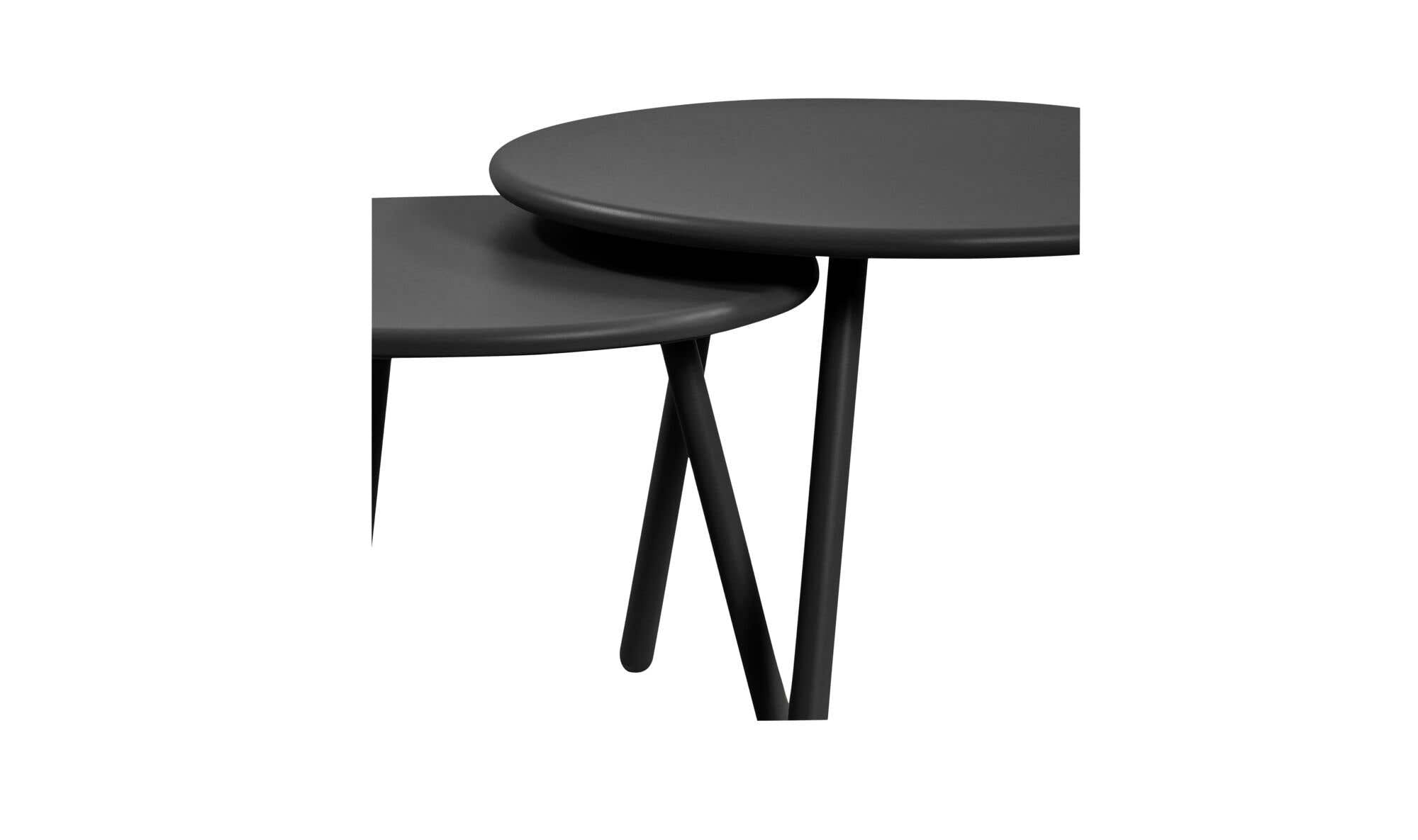 23.62" Black Coffee Table