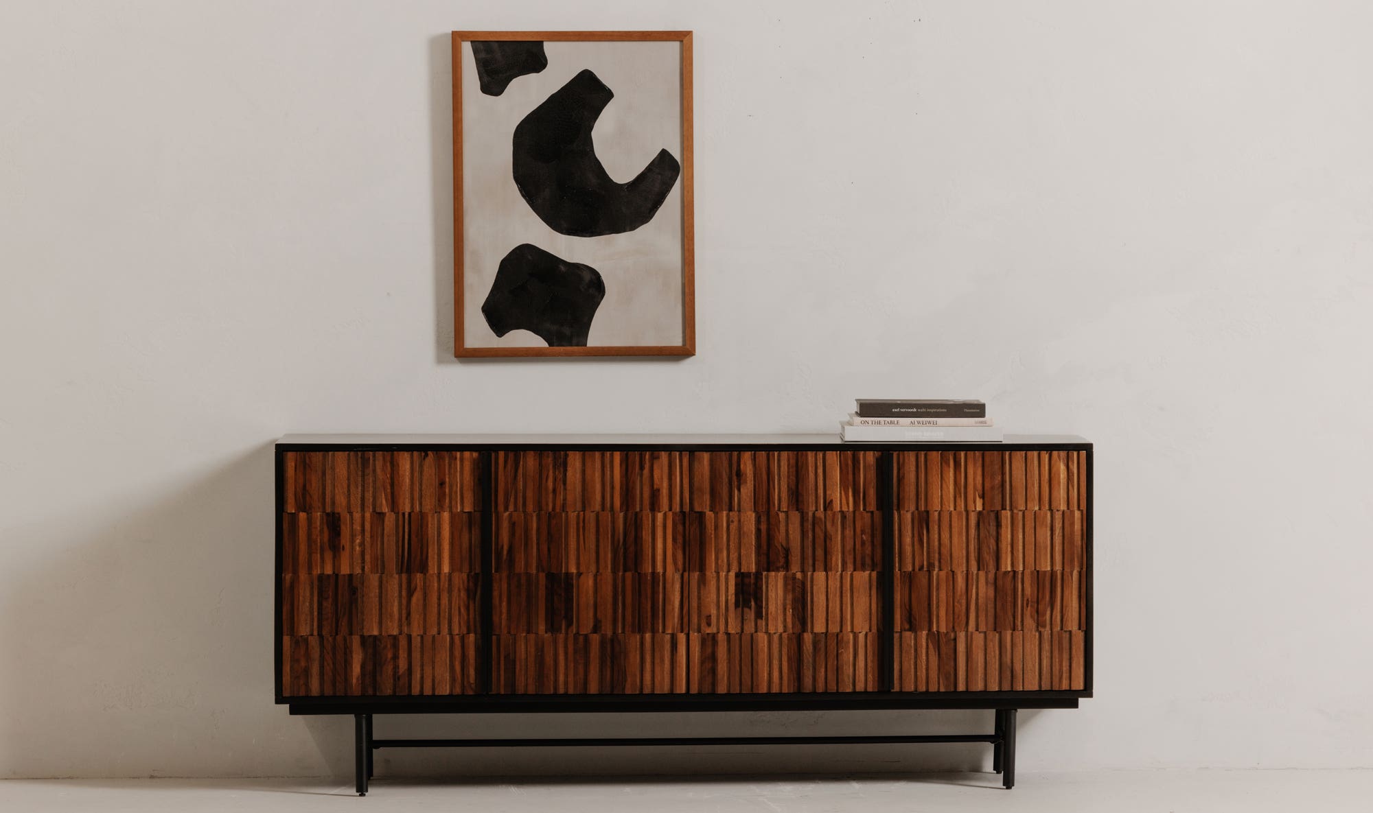68.5" Black Sideboard