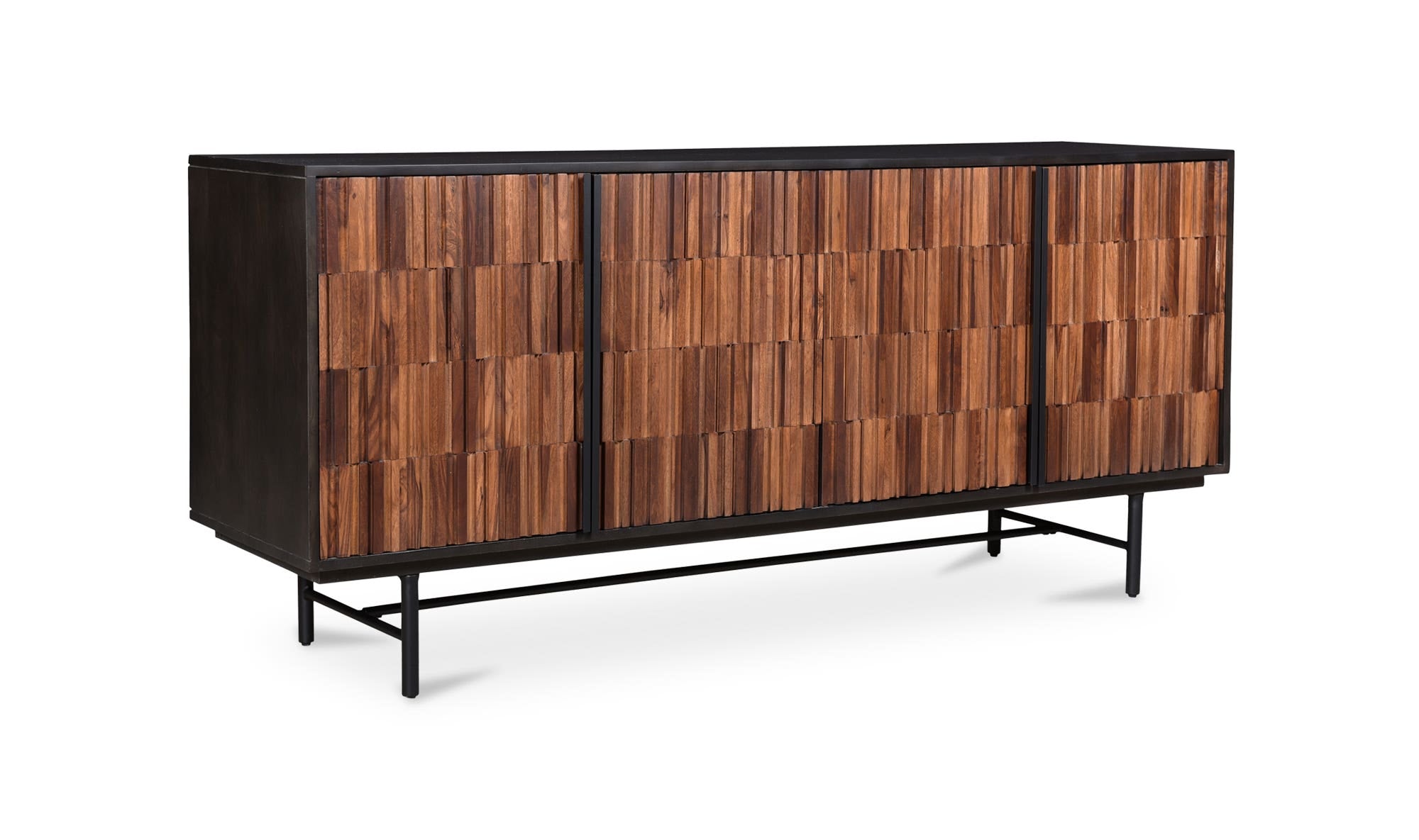 68.5" Black Sideboard