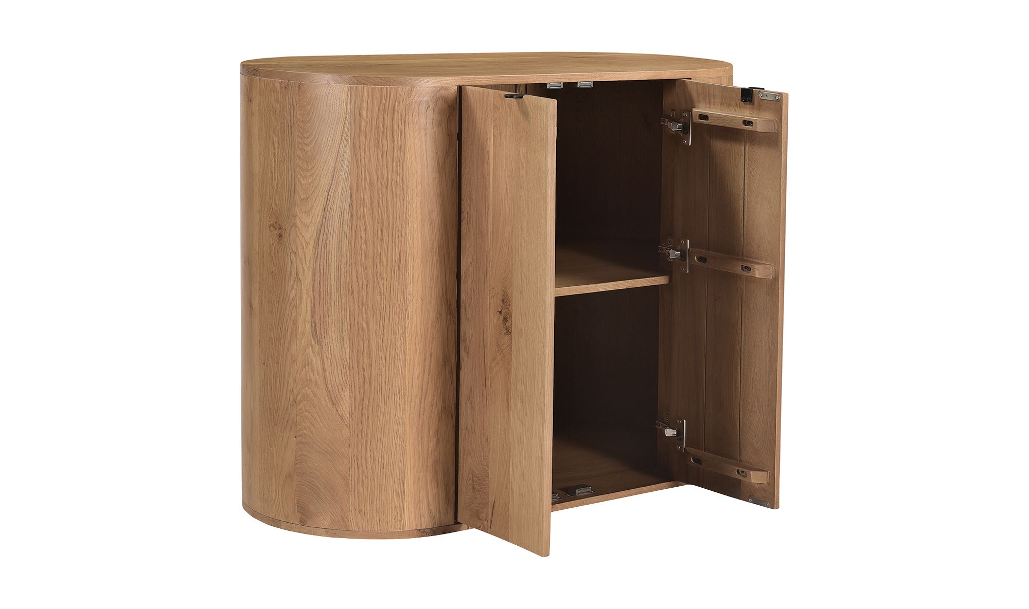 40" Natural Solid Oak Cabinet