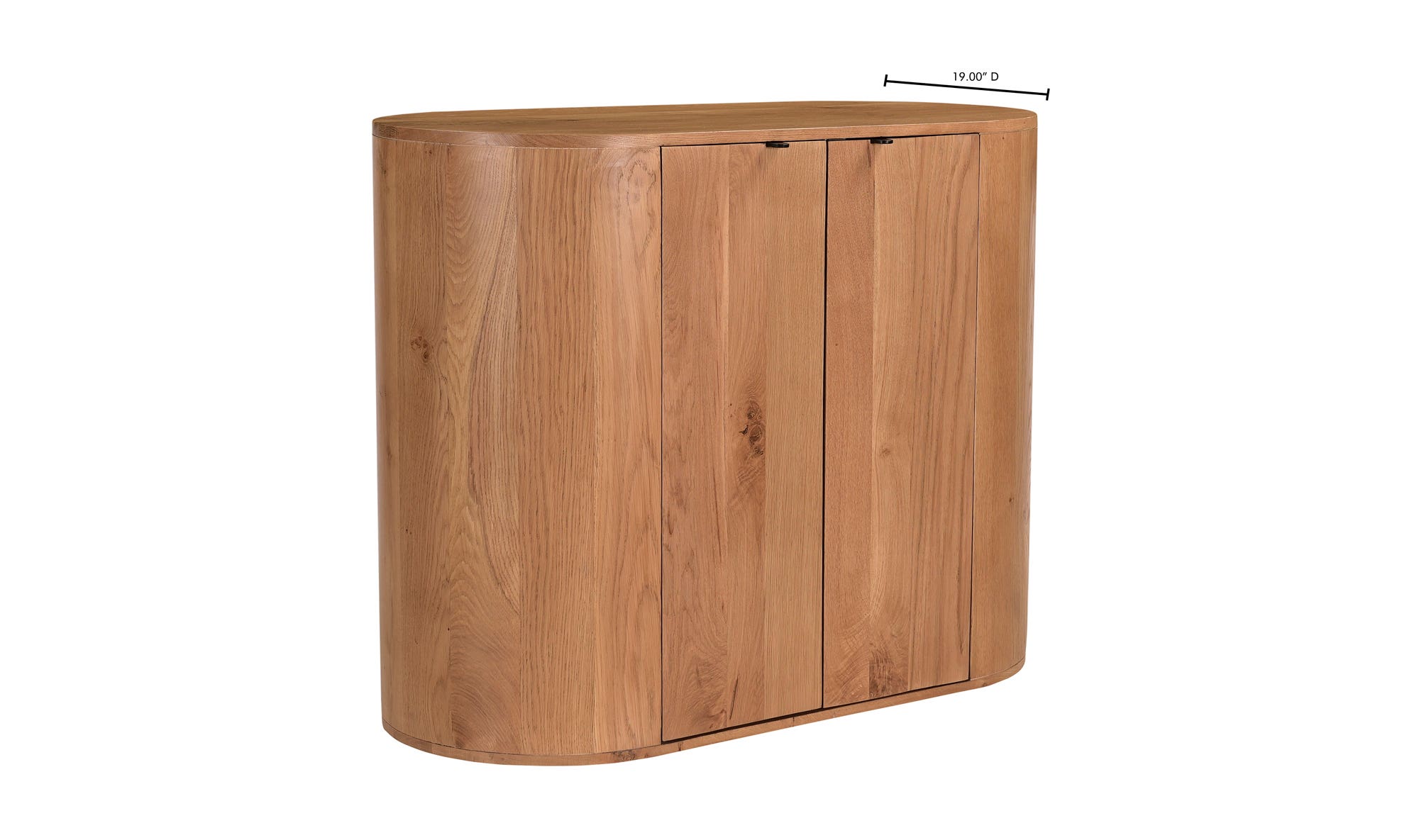 40" Natural Solid Oak Cabinet