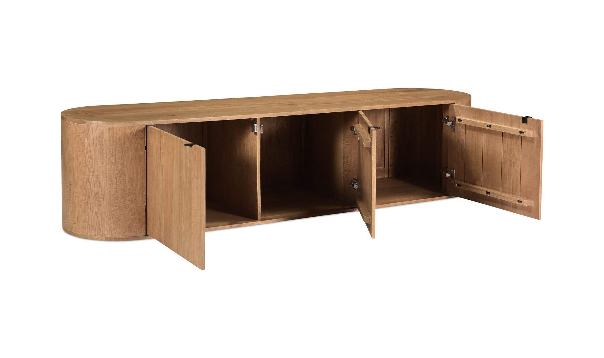 80" Natural Solid Oak Bench