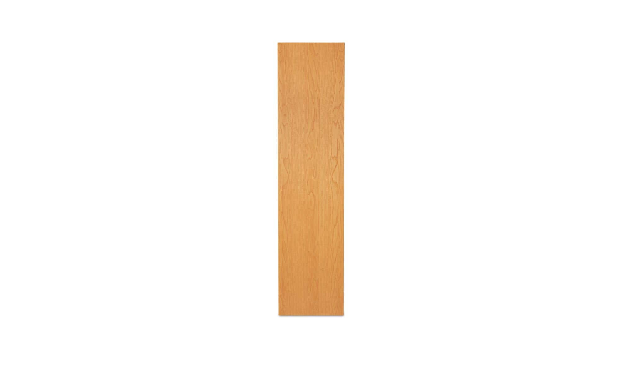 38.98" Natural Solid Oak Bookcase