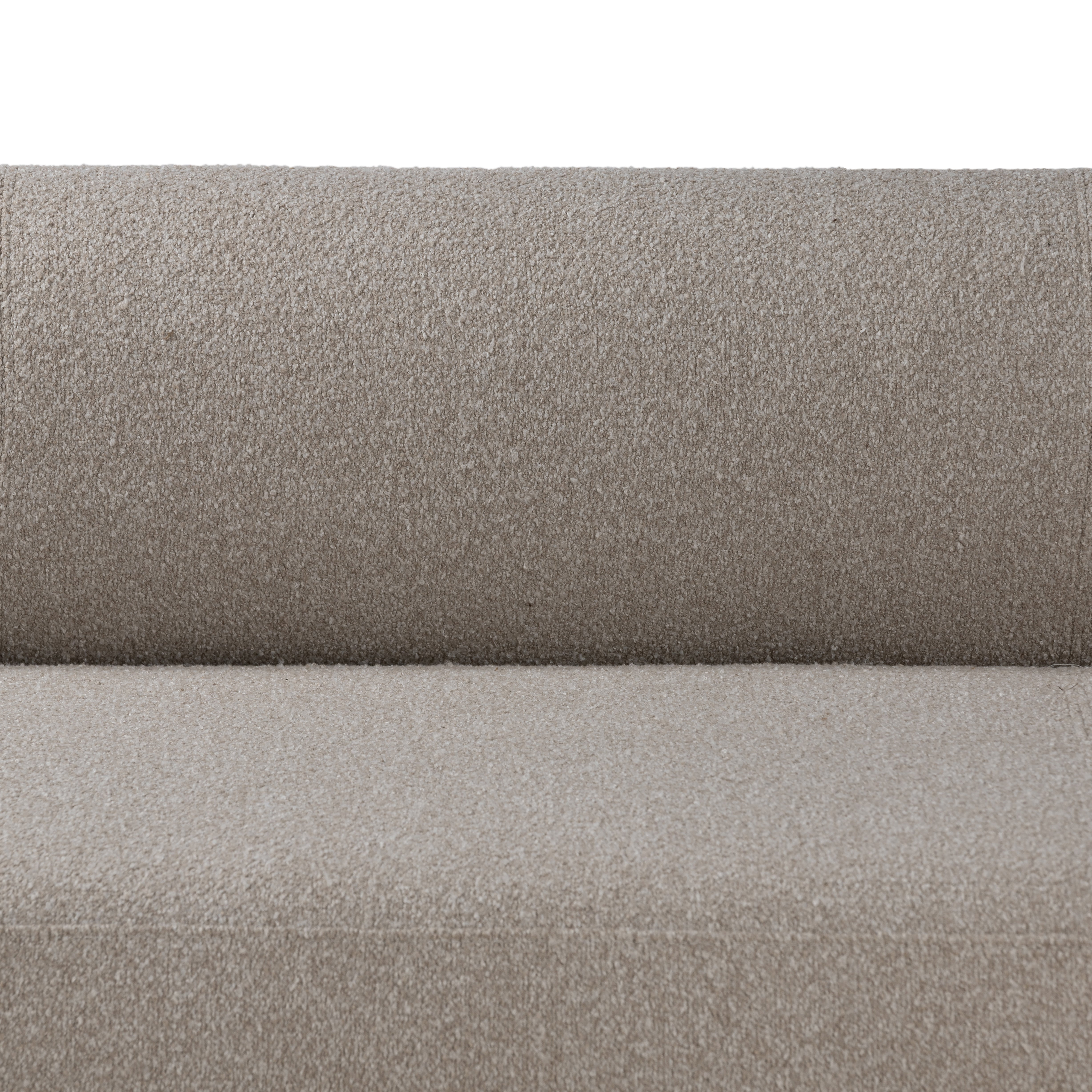 94" Pewter Boucle Upholstered Sofa