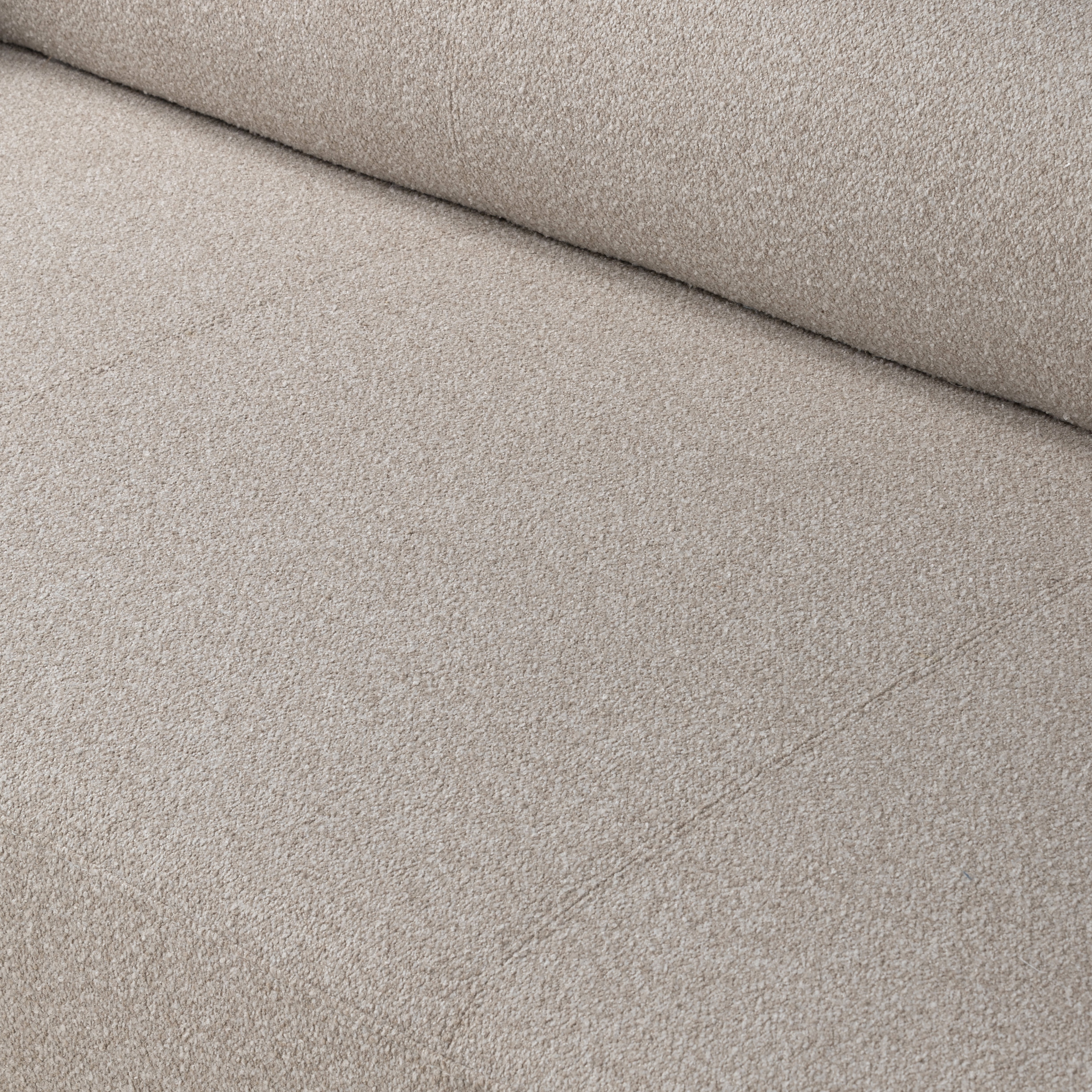 94" Pewter Boucle Upholstered Sofa