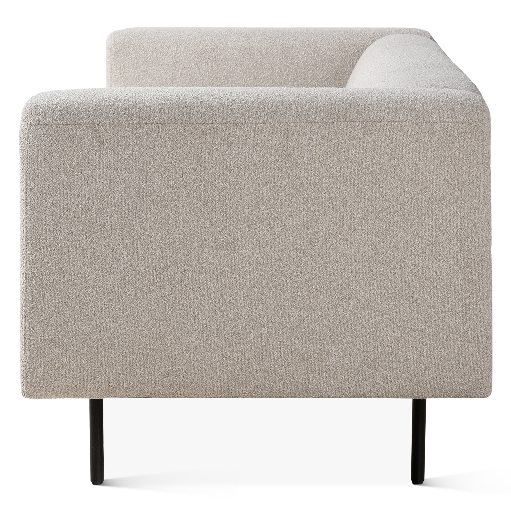 94" Cream Boucle Tufted Upholstered Sofa